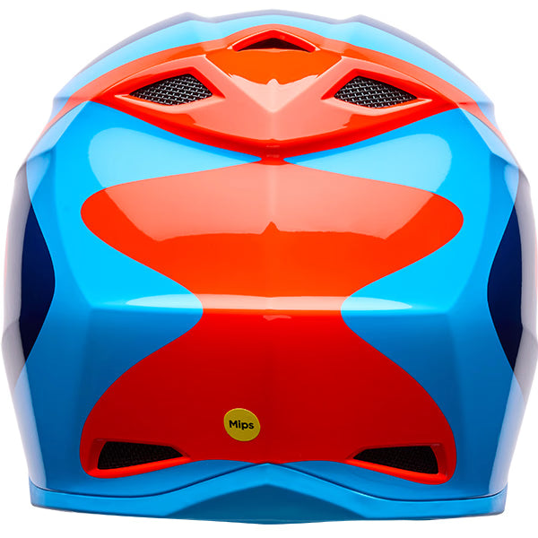 Bell MX-10 Mips - Wave Orange / Blue