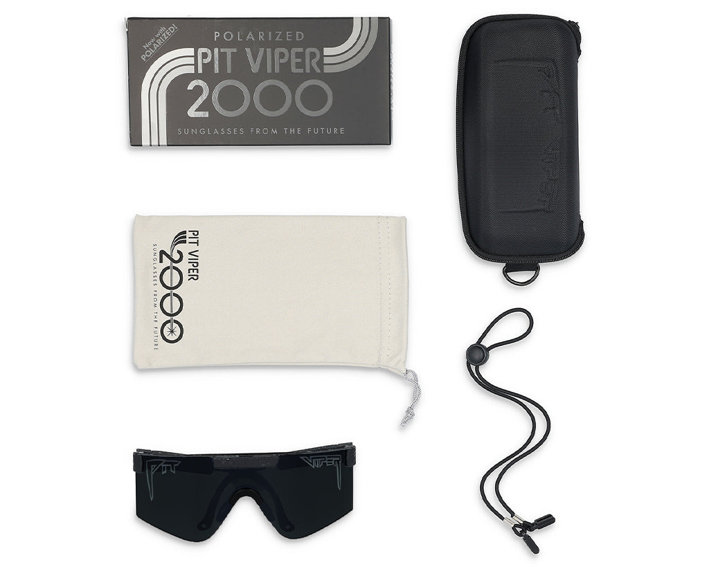 / Polarized Mirror | The Blacking Out 2000 Polarized Mirror Lens from Pit Viper Sunglasses