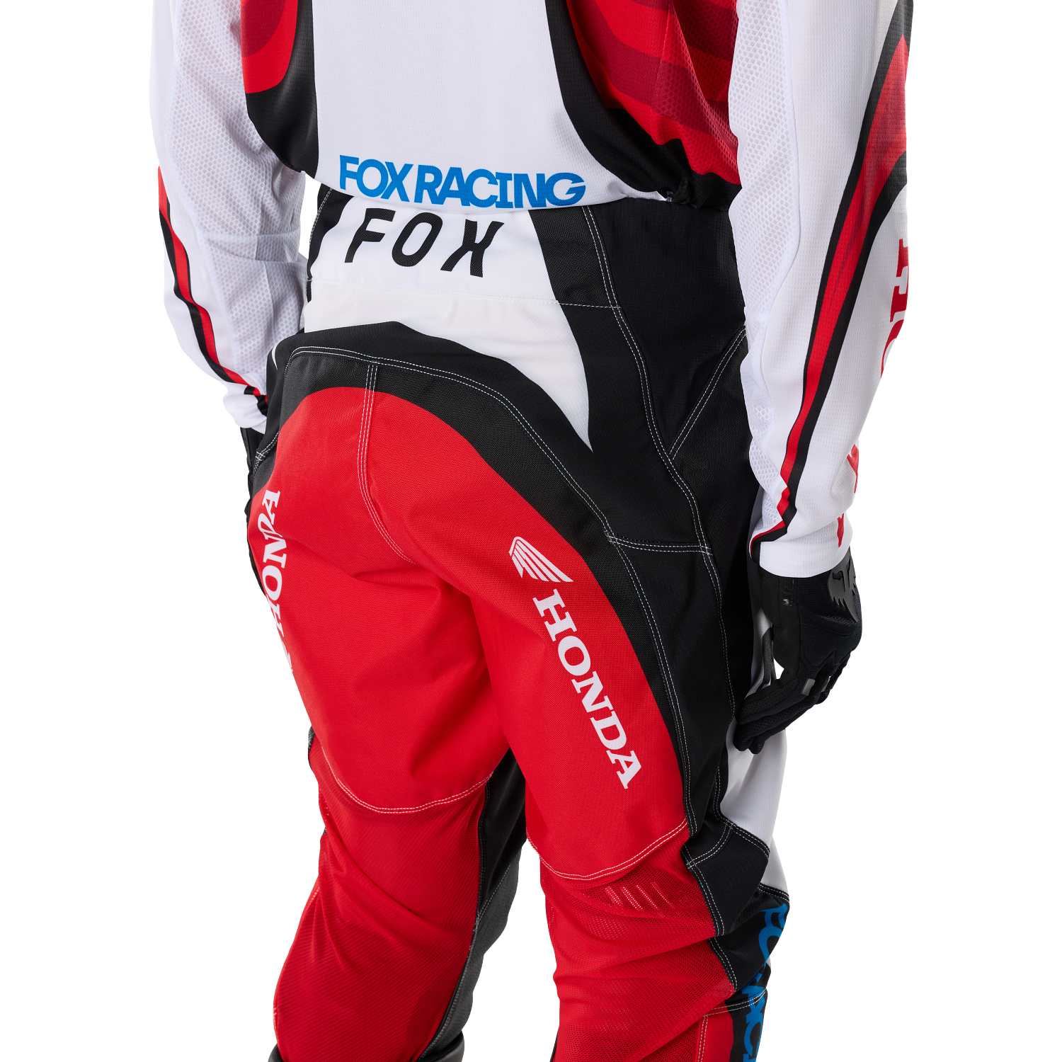 180 HONDA PANT - WHITE/RED