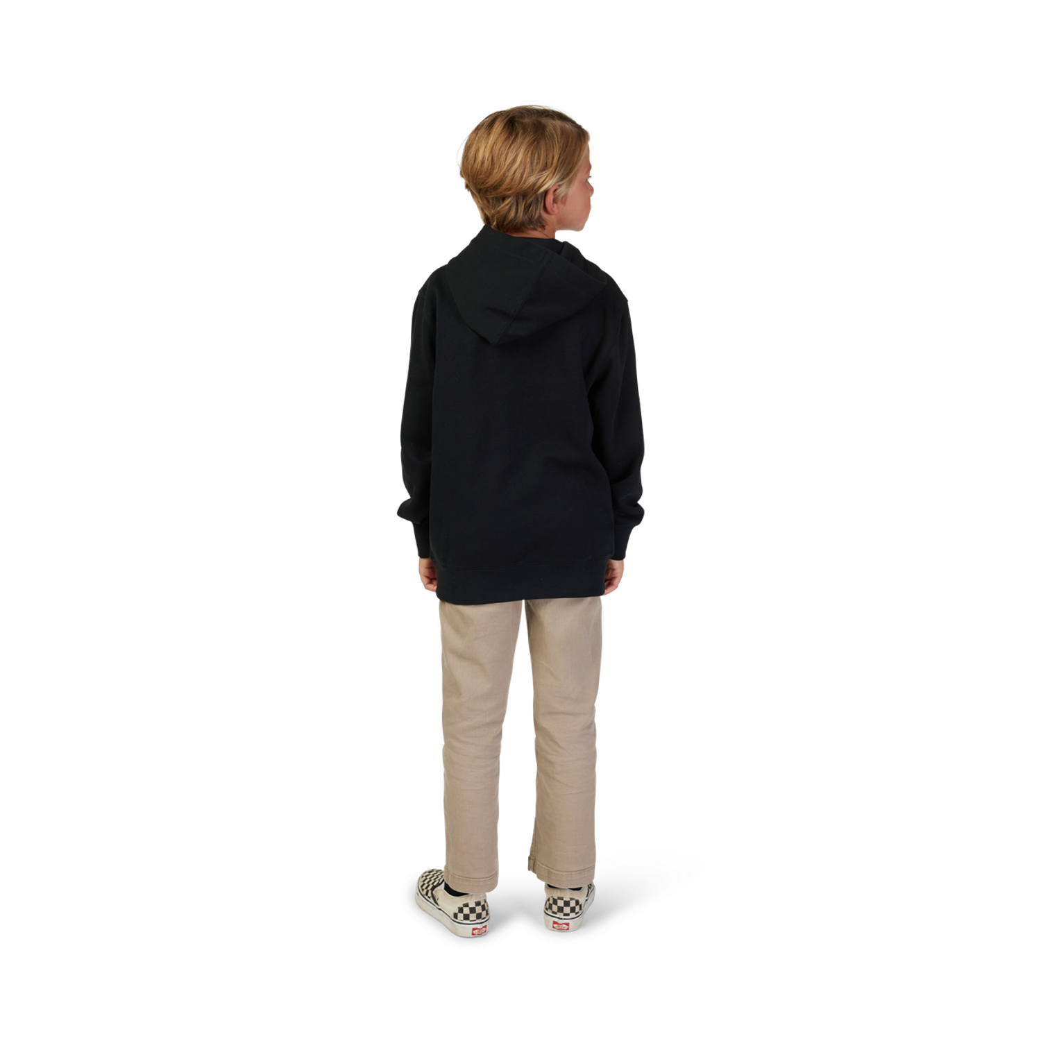 YTH FOX HEAD FLC PO - BLACK