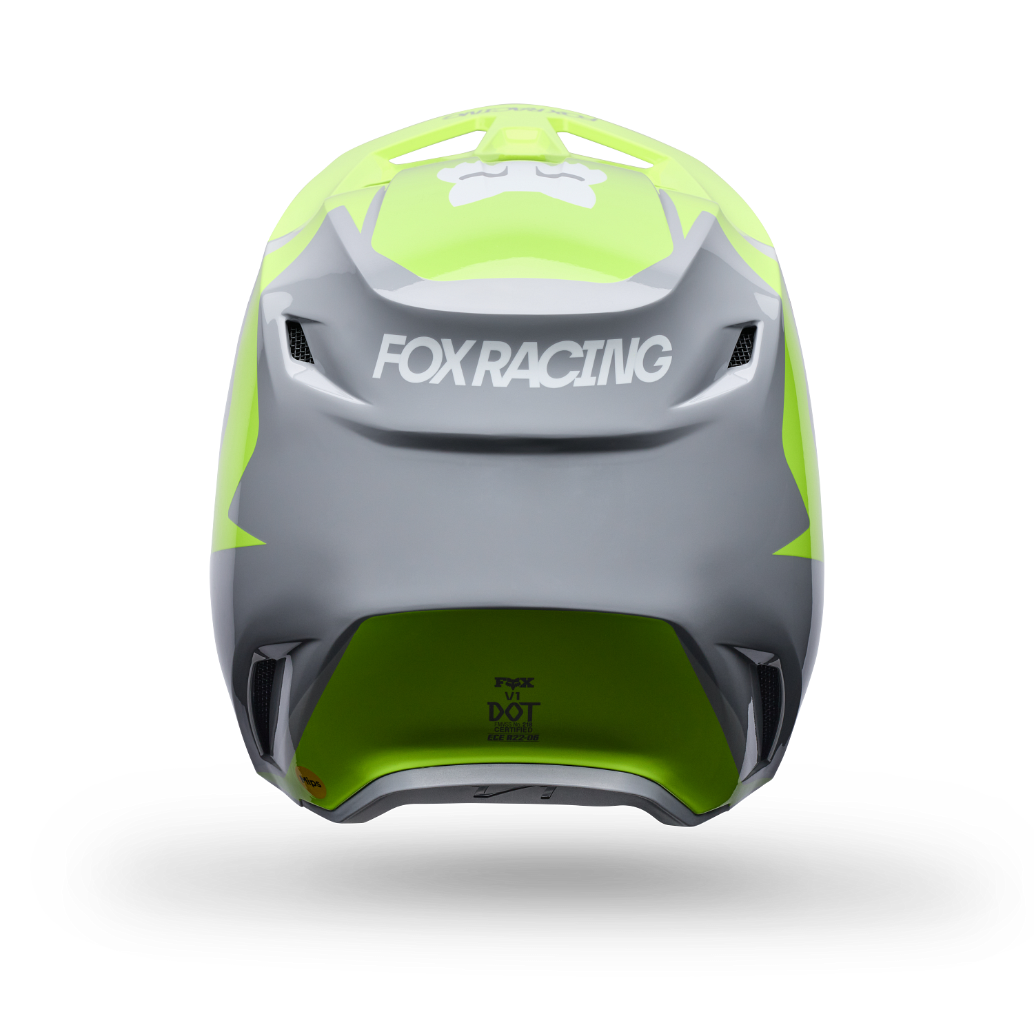 YTH V1 FRAME HELMET - GREY/YELLOW