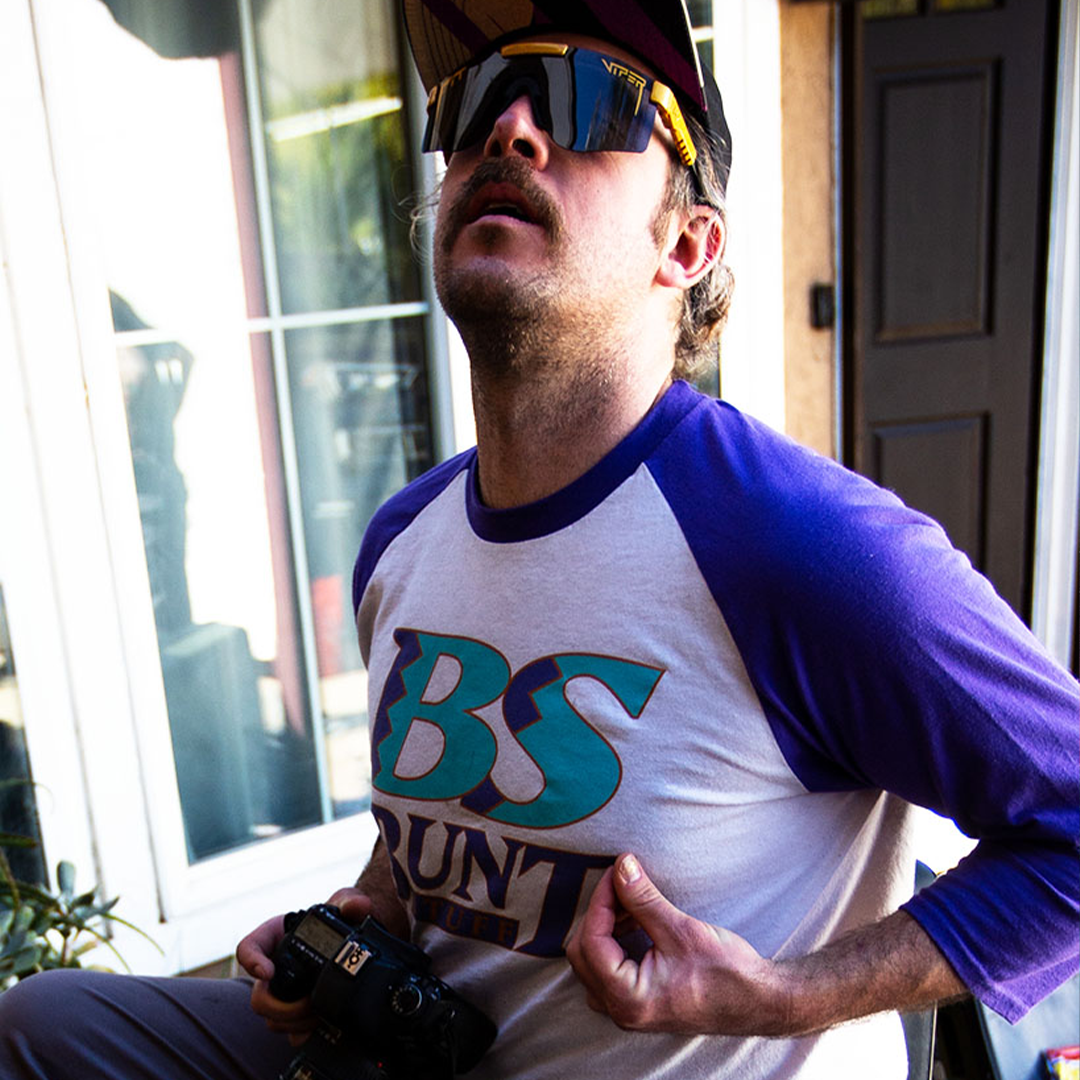 Wide / Polarized Smoke | Man posing wearing The Kumquat Original from Pit Viper Sunglasses