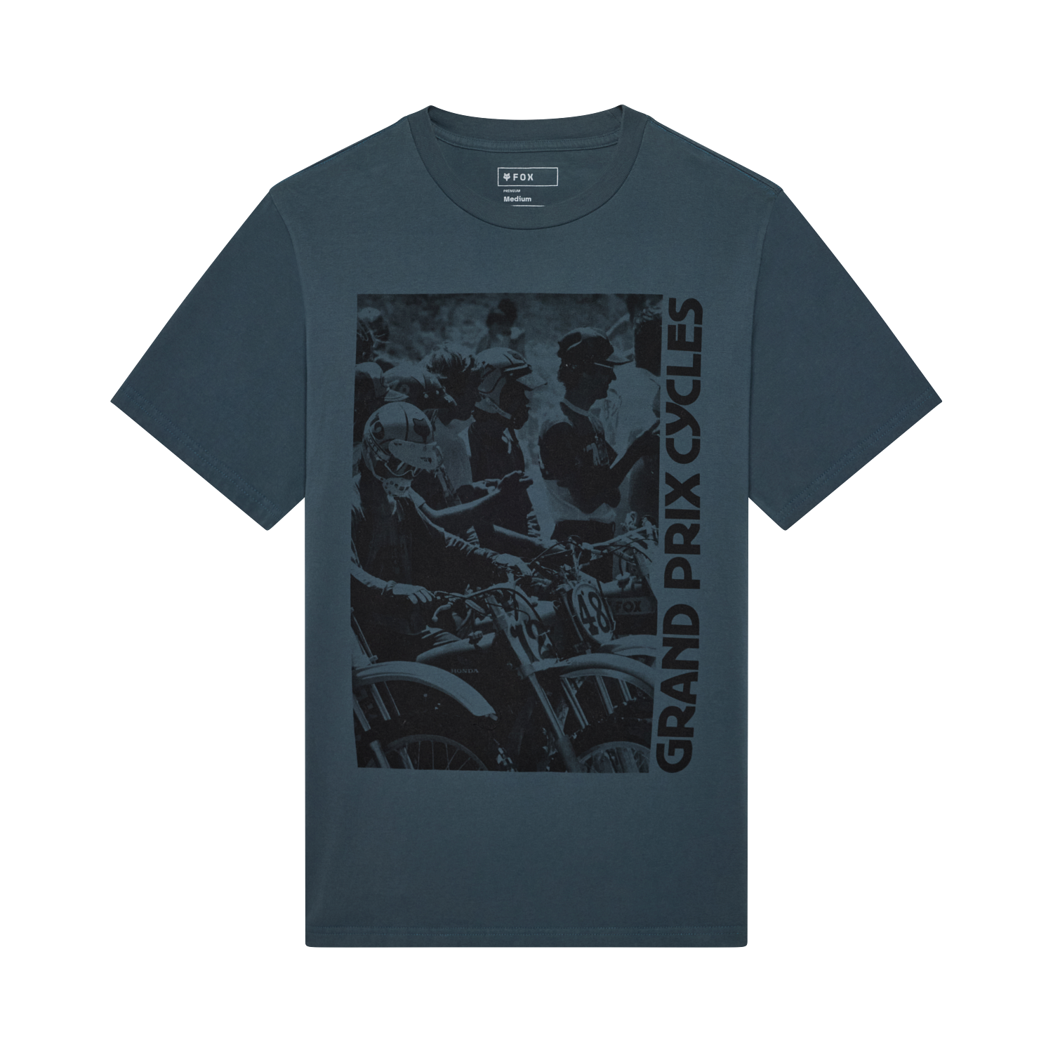 CIRCA 74 195 PHOTO SS TEE - DEEP COBALT