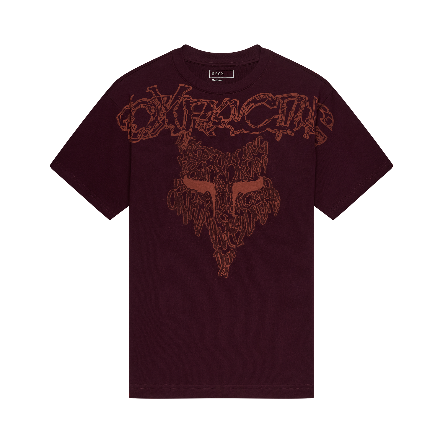 ABYSS HEAVYWEIGHT SS TEE - DARK MAROON