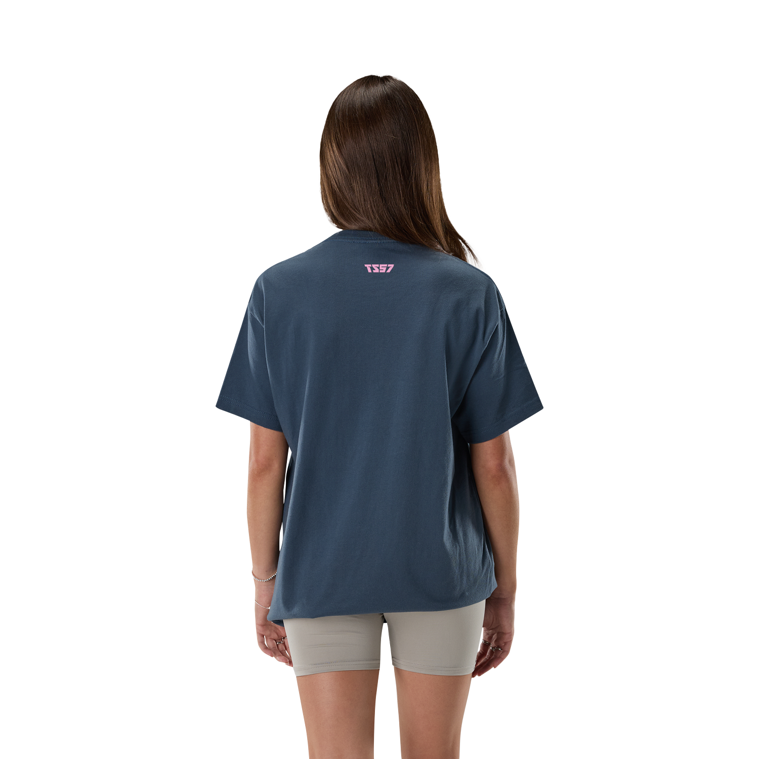 TS57 OVERSIZED SS TEE - CARBON