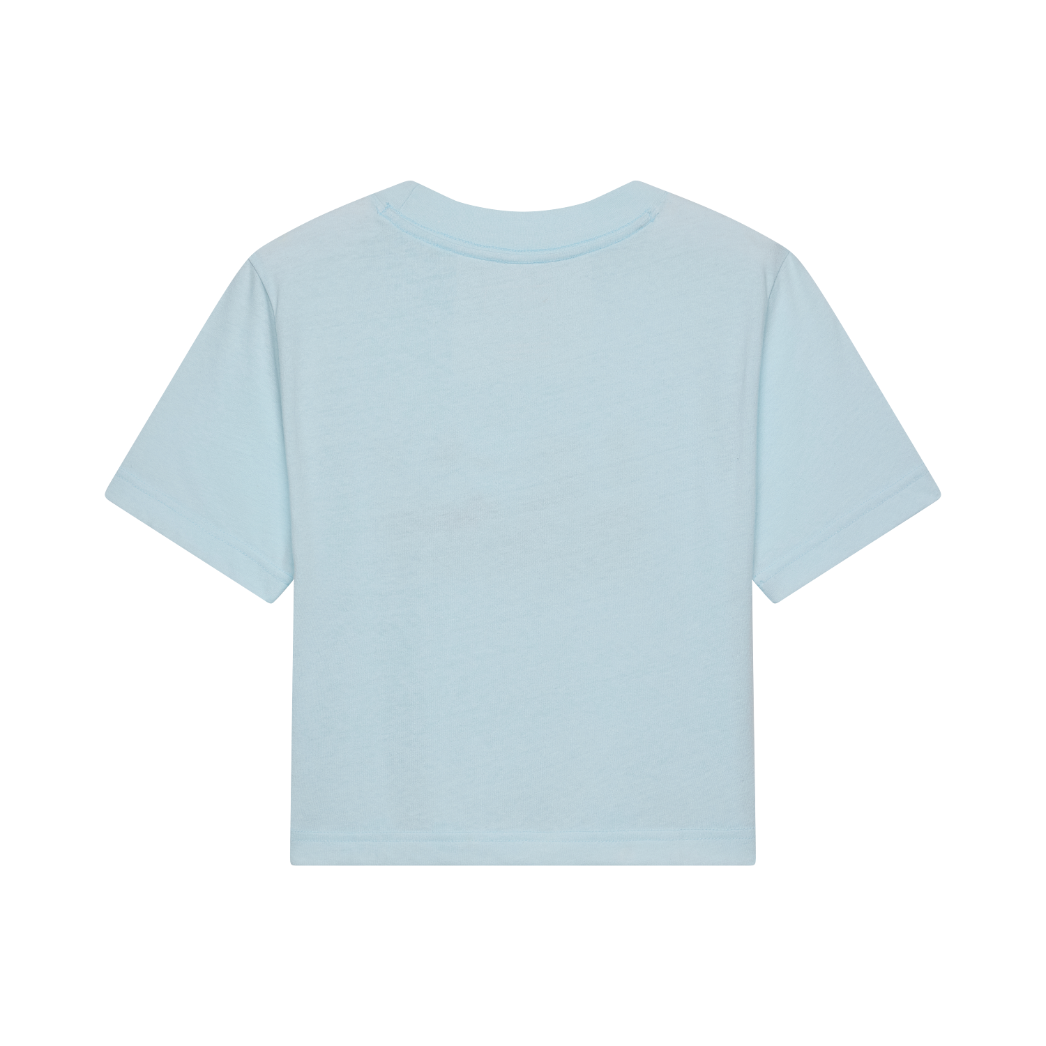 W COLDPRESS SS BABY TEE - ICE BLUE