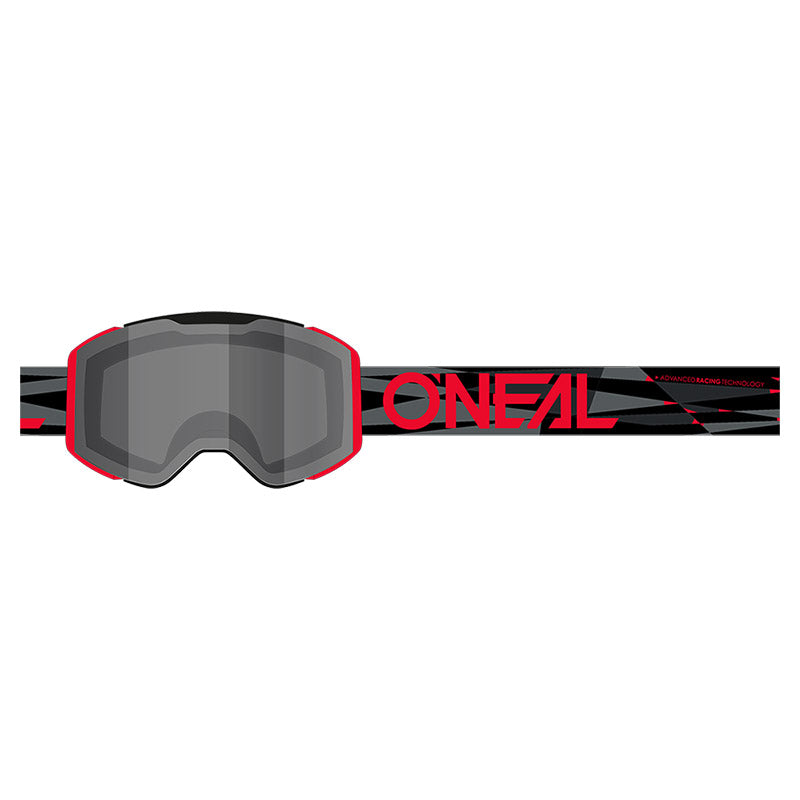 B-33 Goggle ICTUS - BLACK/RED GREY