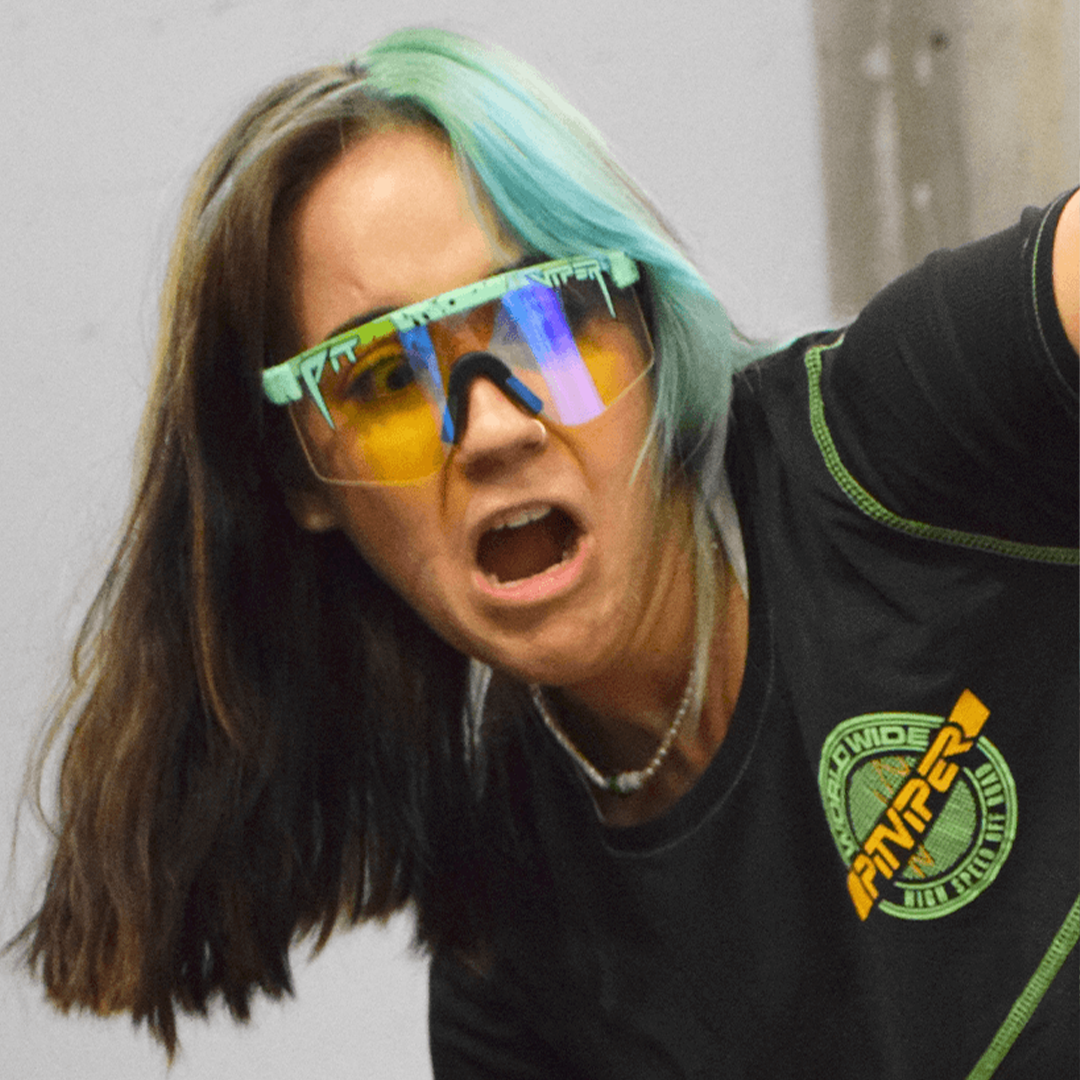 Narrow / Blaster | Woman wearing The Poseidon Original from Pit Viper Sunglasses