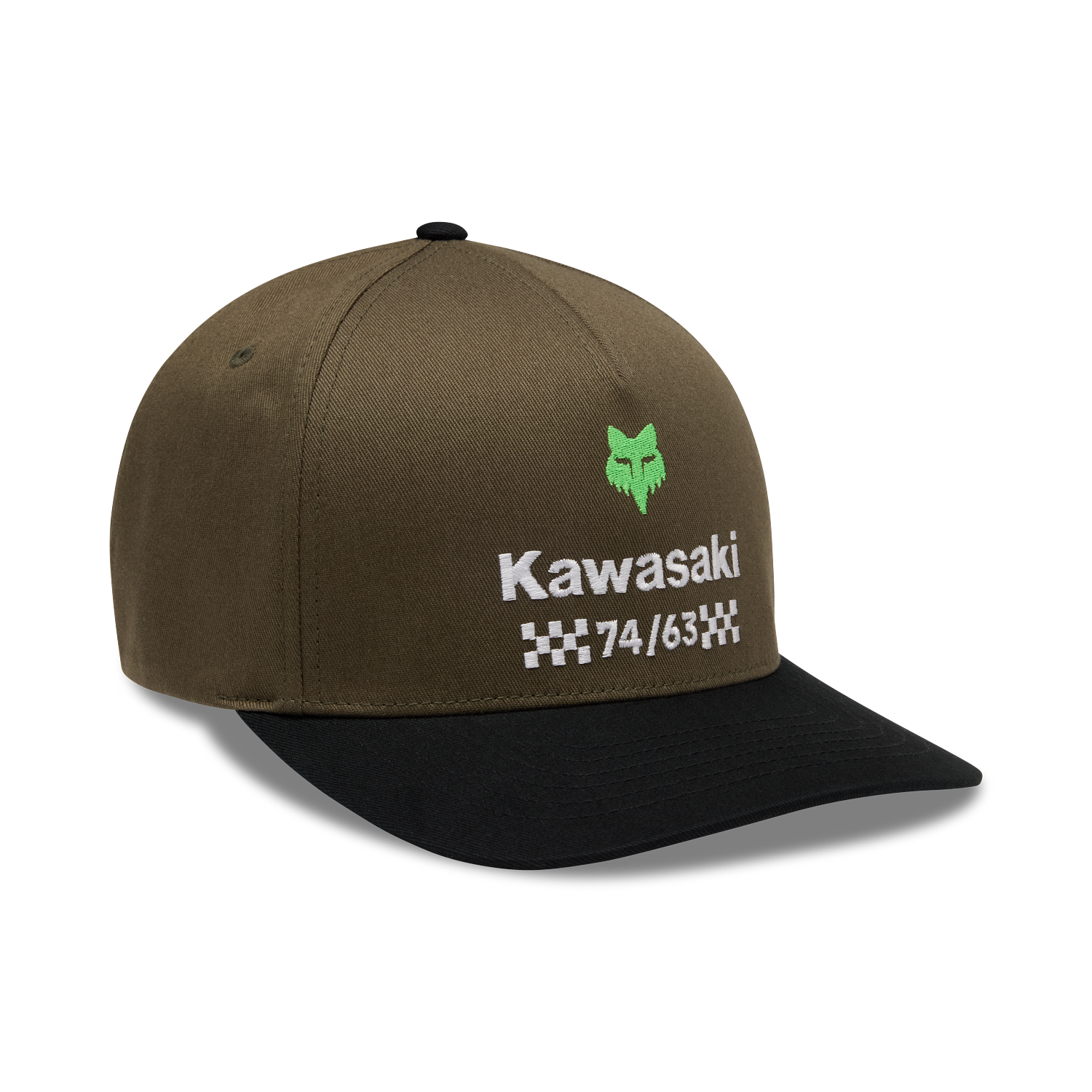 KAWI FLEXFIT HAT - OLIVE GREEN