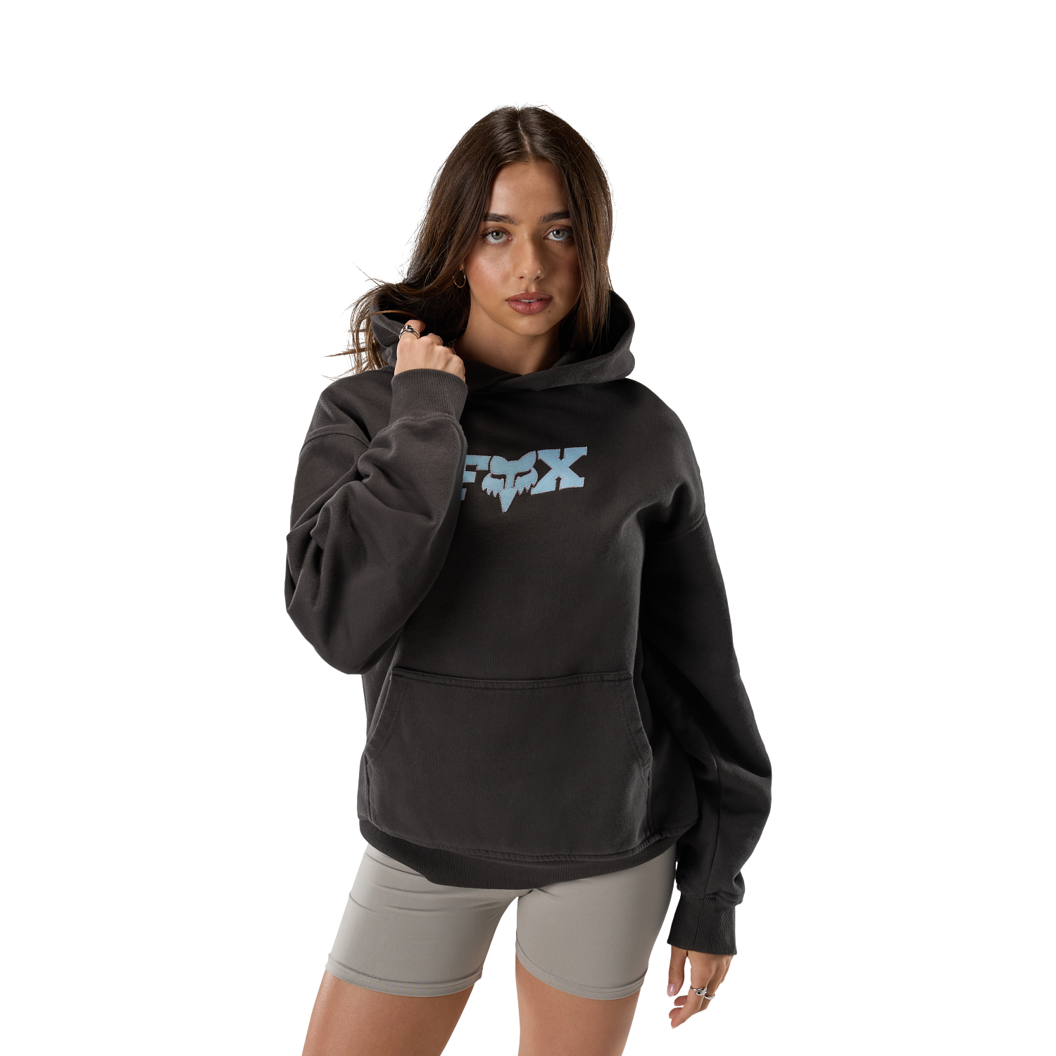 TS57 OV FLEECE PO - BLACK VINTAGE