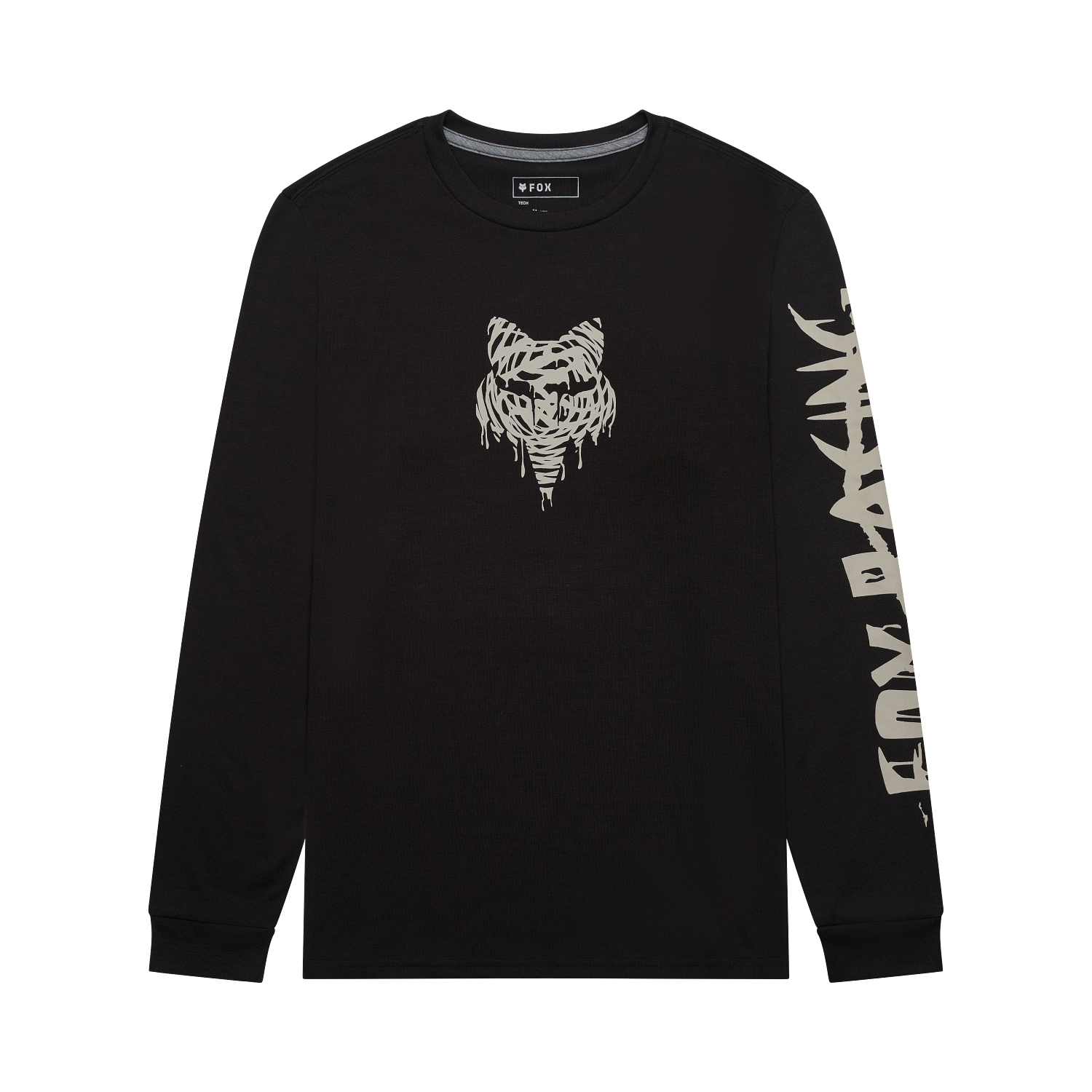 ROUGHCUT DRI-RELEASE MD LS TEE - BLACK
