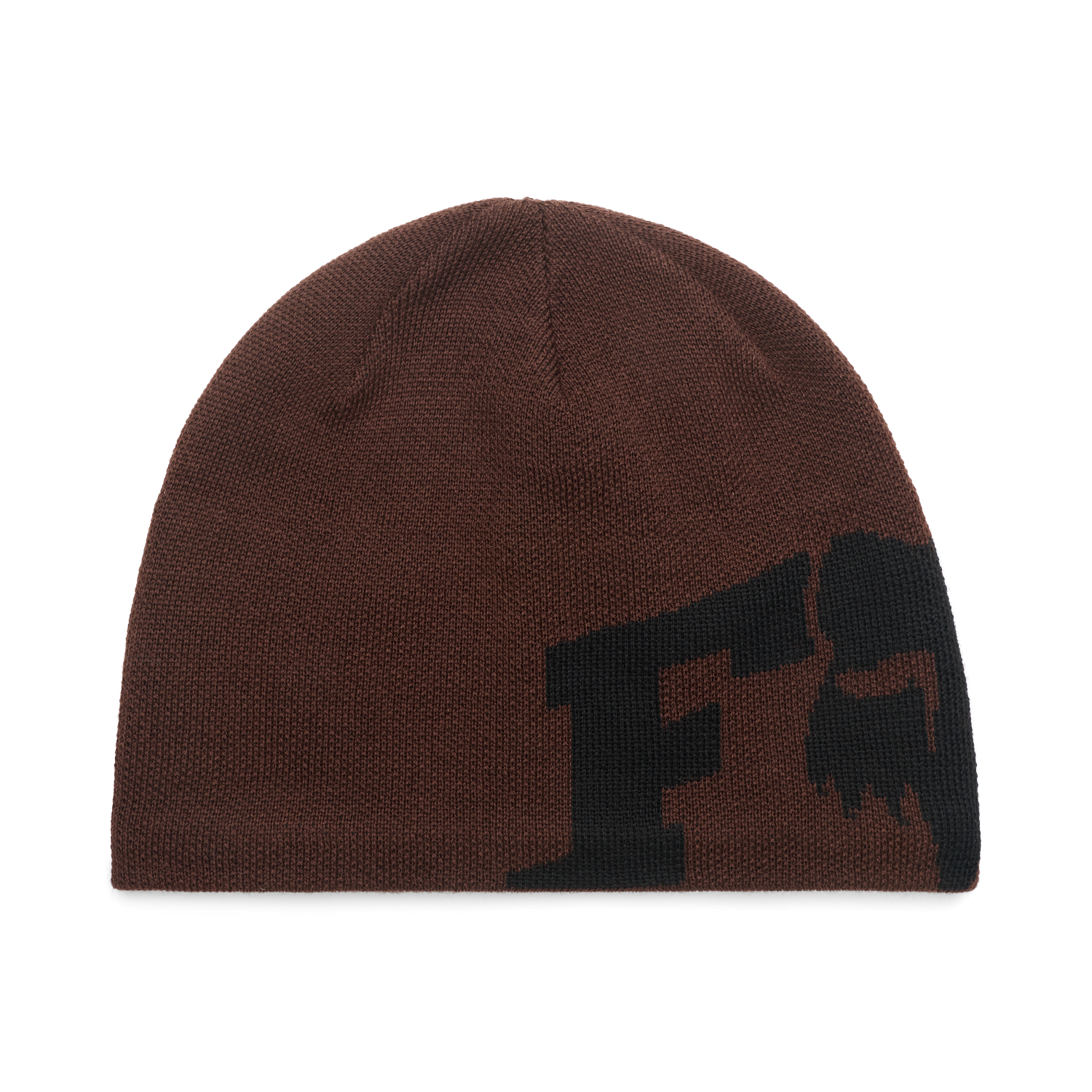 F HEAD X JACQUARD BEANIE - COFFEE
