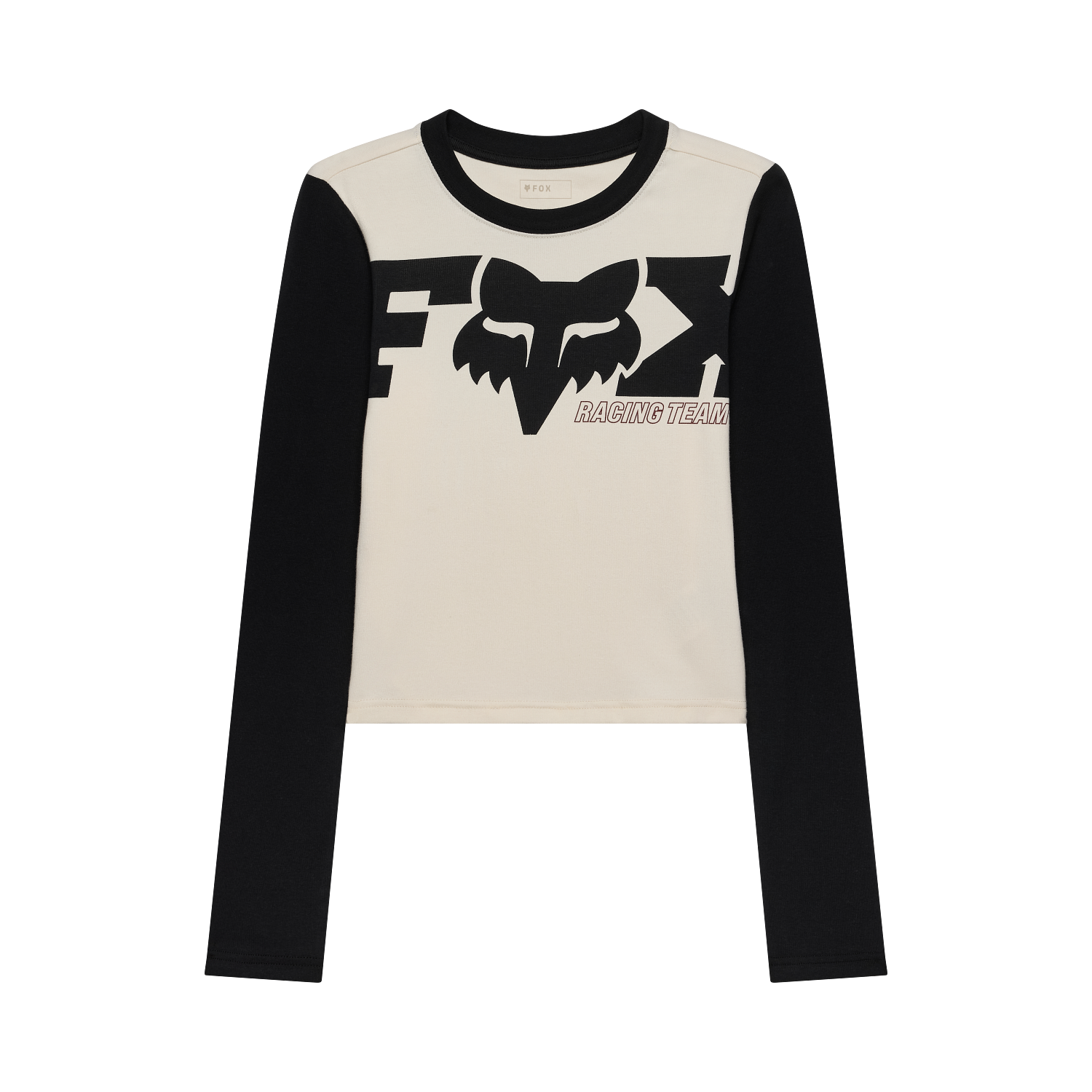 W COLDPRESS RIB LS - PEARL WHITE