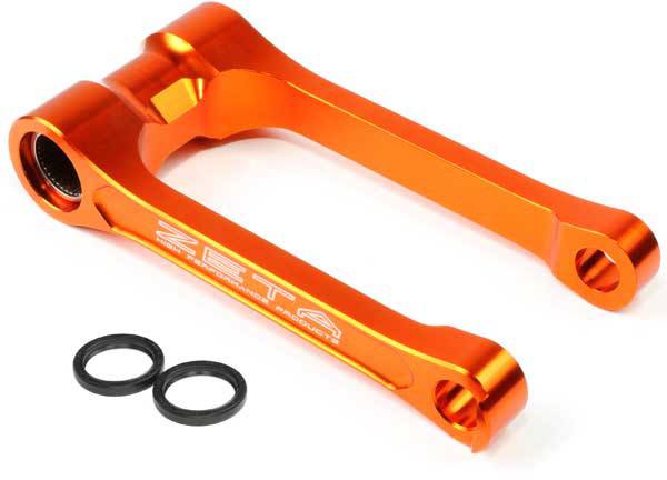 RSL LowDown -30mm Lowering Link for KTM SX125/150 and SXF 16-, SX250 17- with durable construction and adjustable features.
