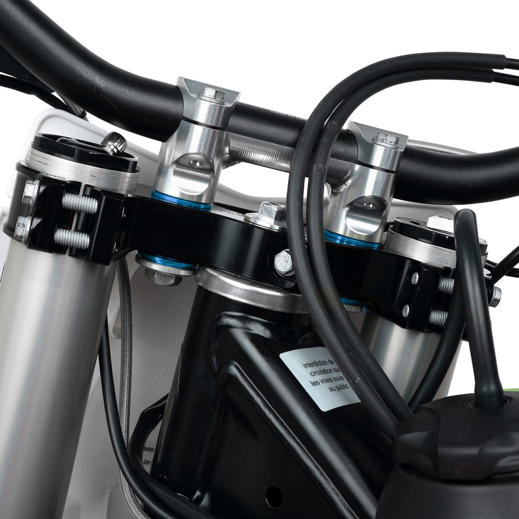 Rubber Killer H-Blue 4pcs for KTM and HQV motorcycles, showcasing the durable and high-performance tire inserts.