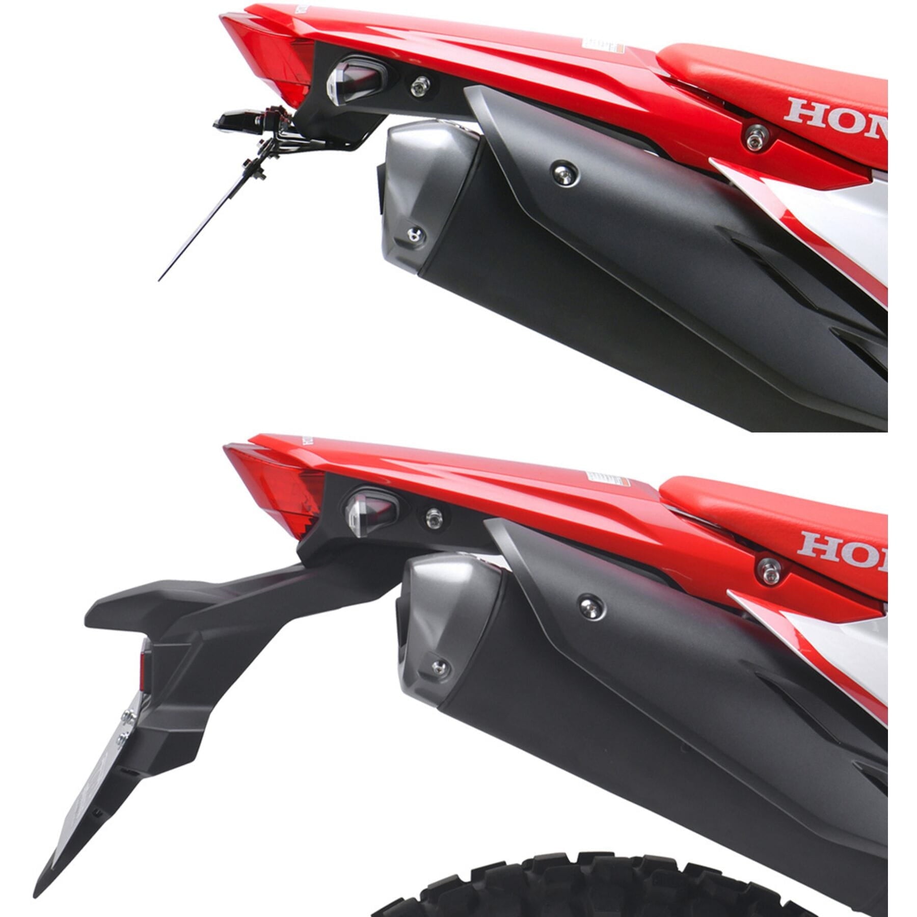 Edge 2 tail tidy for CRF250L and CRF300L 2021 model with red lens