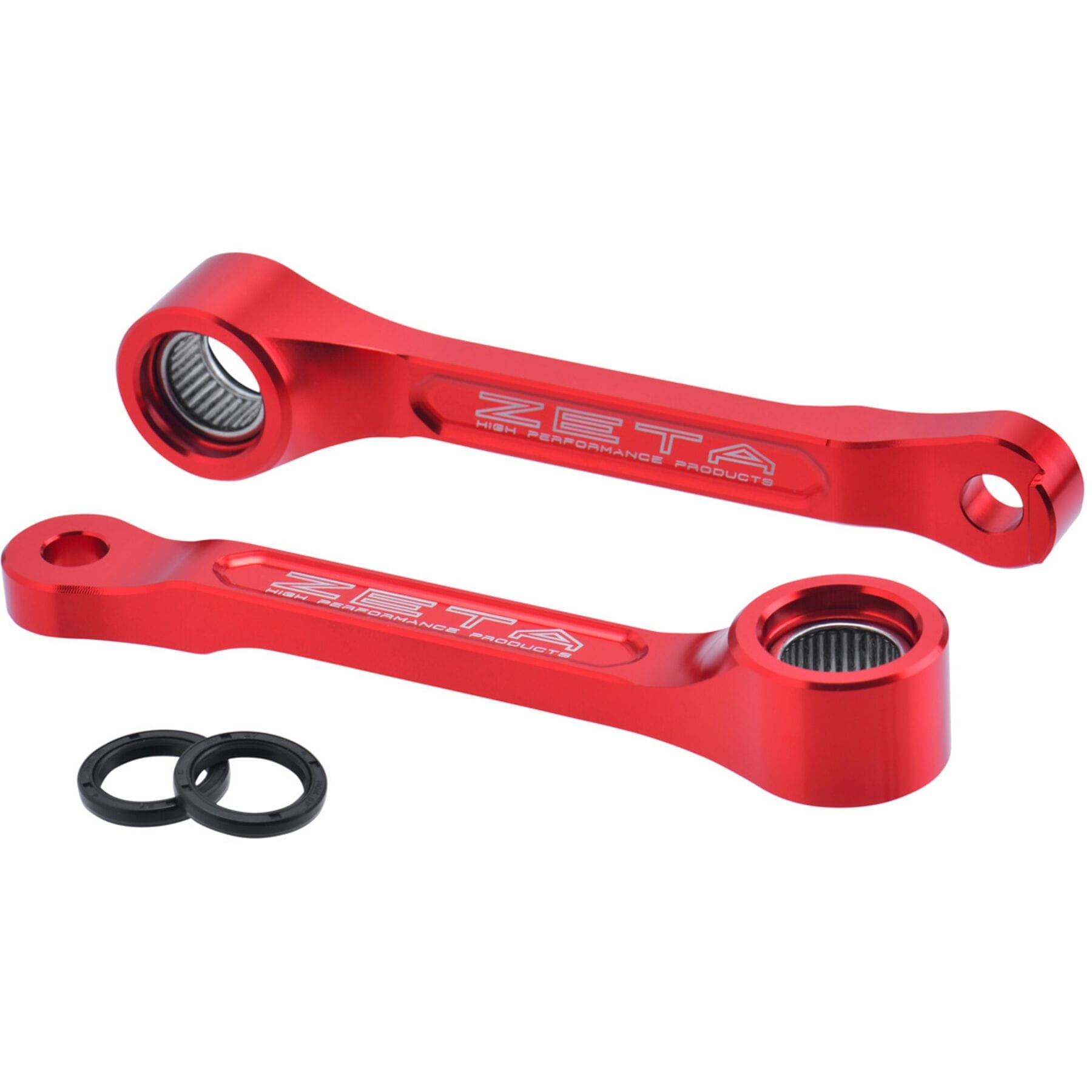 RSL-LowDown -32mm suspension lowering kit for CRF450R and CRF450RX 21-22 in red color.
