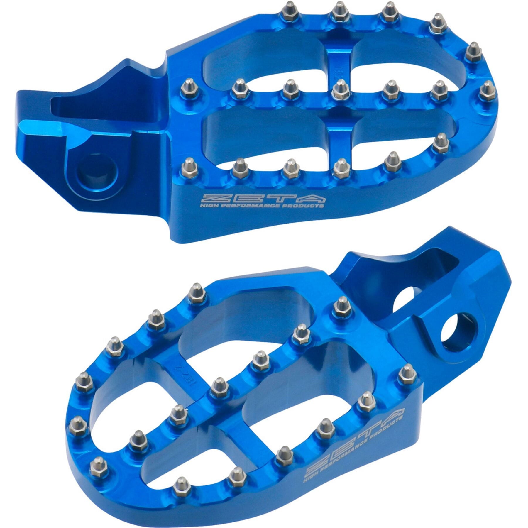Blue ZETA Aluminum FootPegs for Husky FC 2016-2021, TE/FE 2017-2021