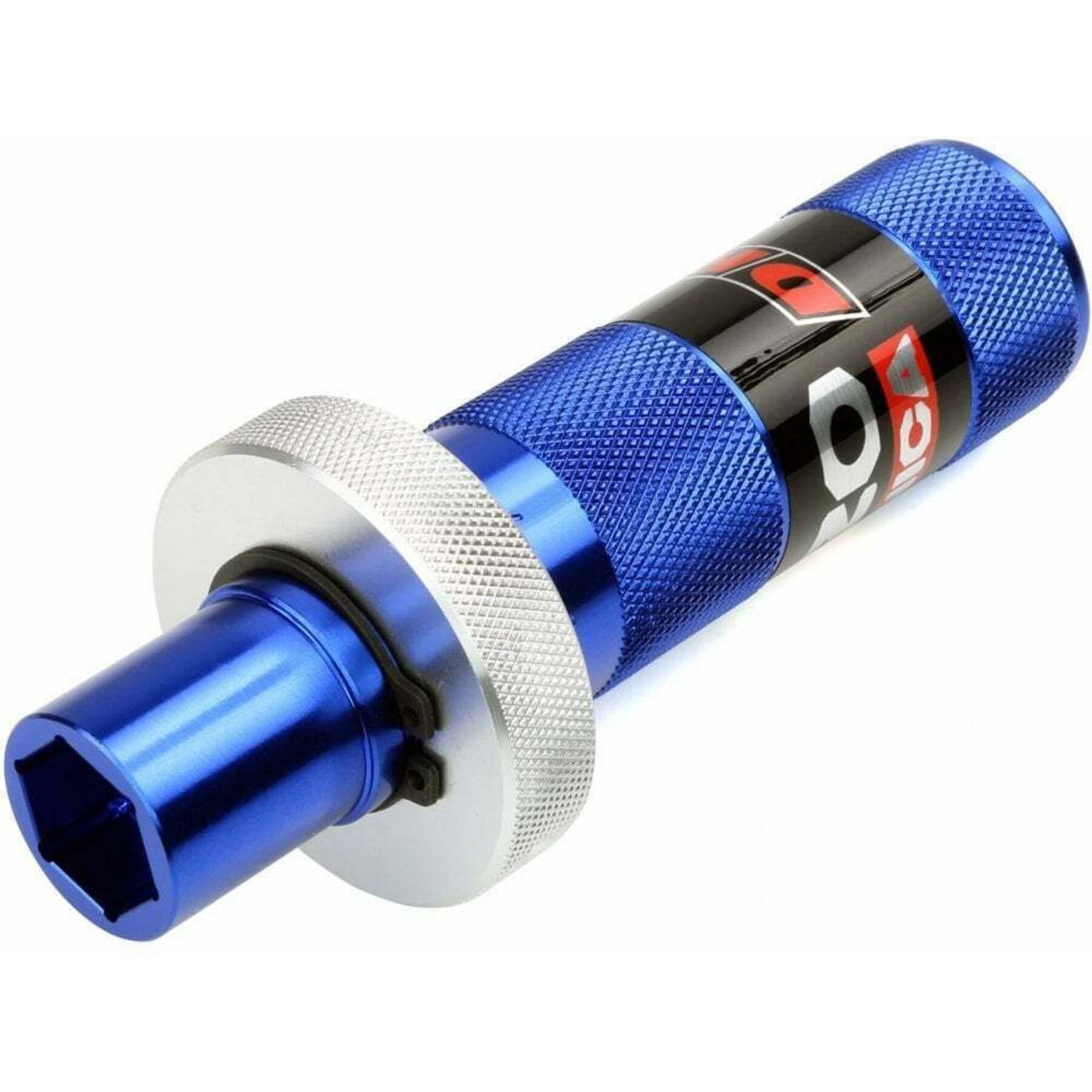 ENZO-DRC Tool Base ShockHiComp Adjuster 14" SHOWA product image featuring a high-quality shock adjuster designed for precision tuning of motorcycle suspension systems.