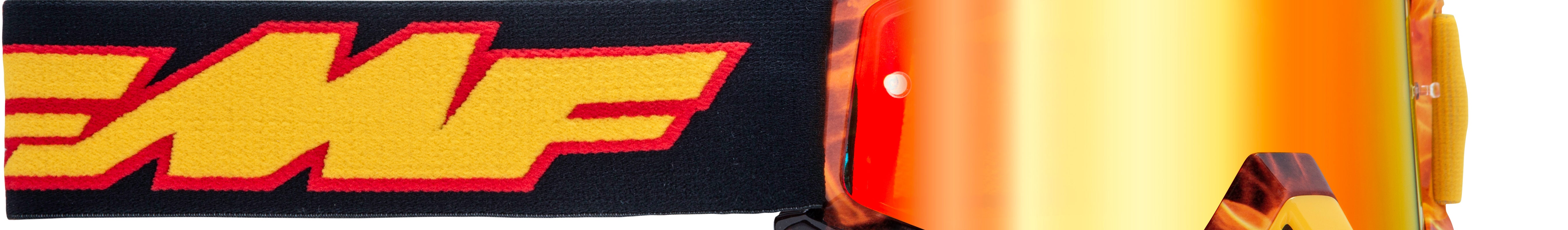 POWERBOMB Goggle Spark Mirror Red Lens on a white background