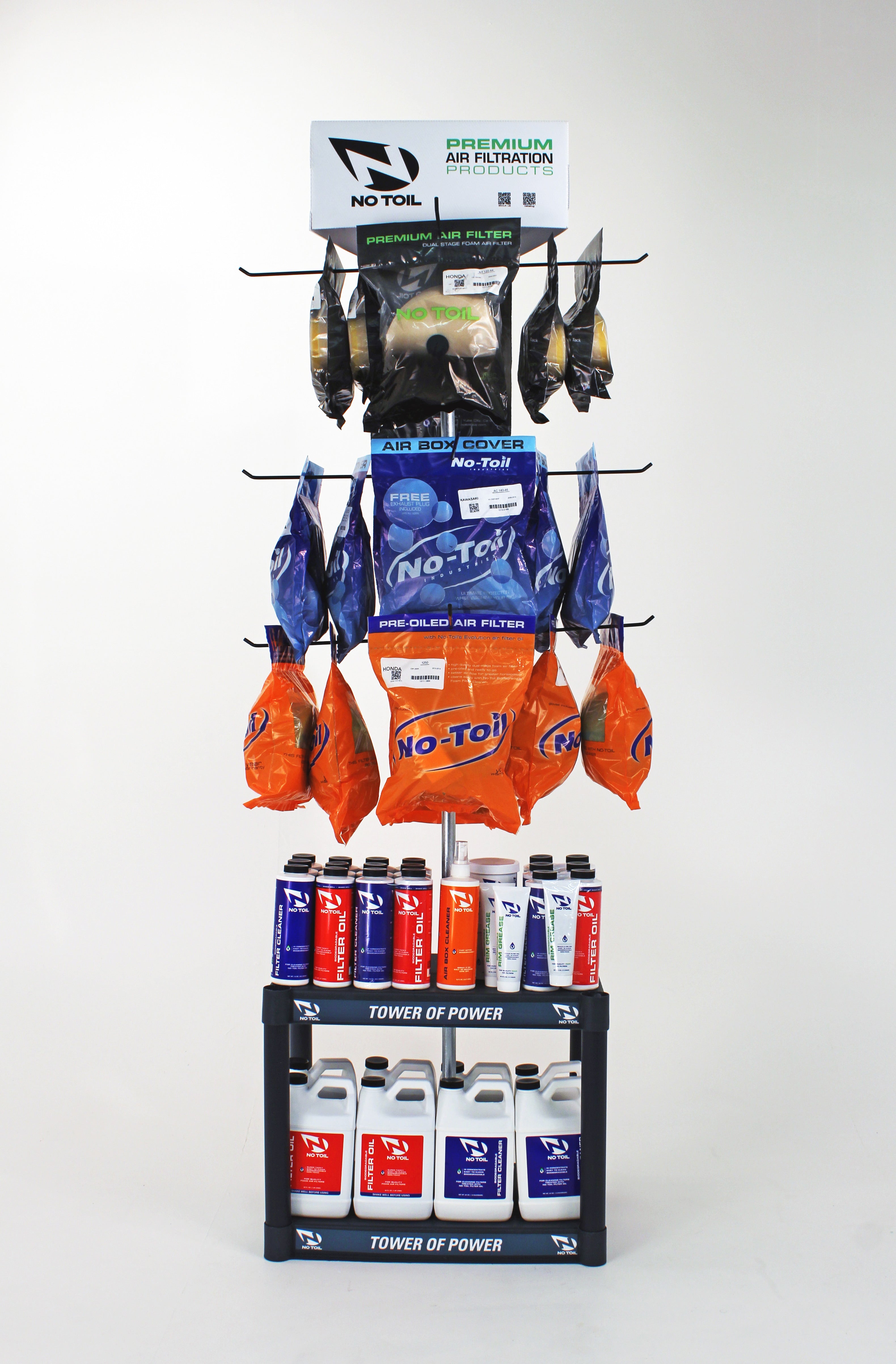 Floor Display showcasing a variety of products in an organized and attractive manner.
