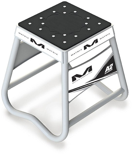 Mini A2 Stand in a modern, minimalist design showcasing its adjustable height and sturdy base on a white background.