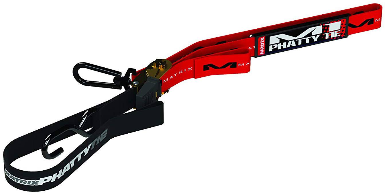 M1 1.5 Phatty Tiedowns Ratcheting for securing cargo, featuring durable straps and a robust ratcheting system.