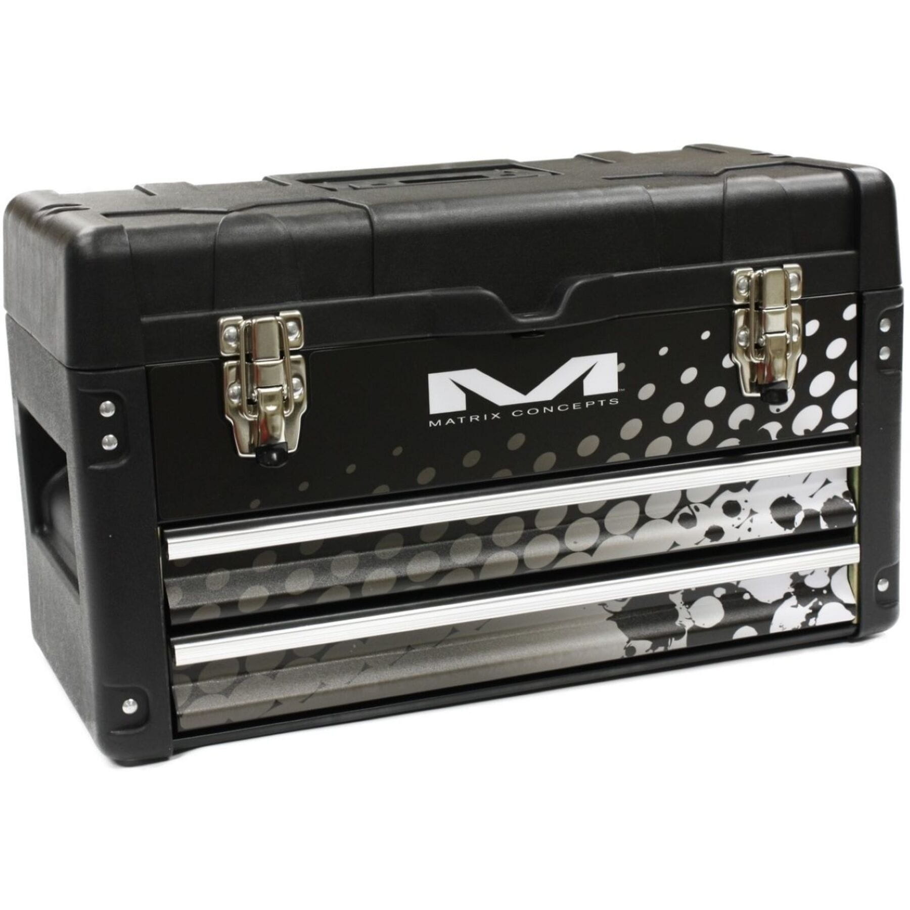 M31 Worx Box with multiple compartments and tools organized neatly inside