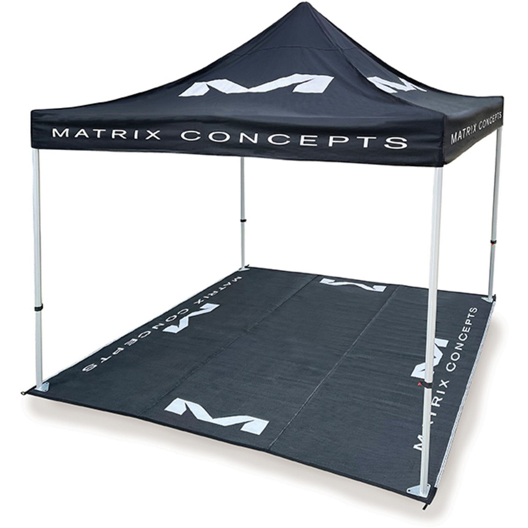 Pop Up Pit Mat 10' x 11' featuring a durable, waterproof surface suitable for outdoor use.