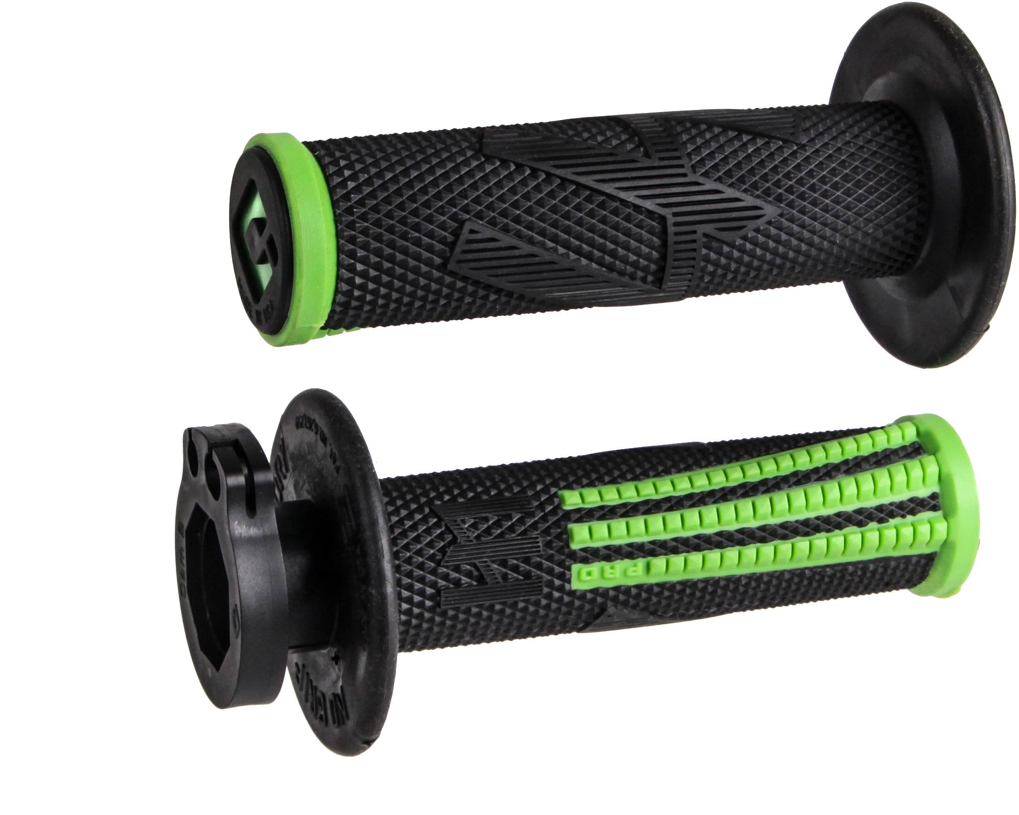 EMIG2 PRO Lock On V2 Grip Black/Green on a white background