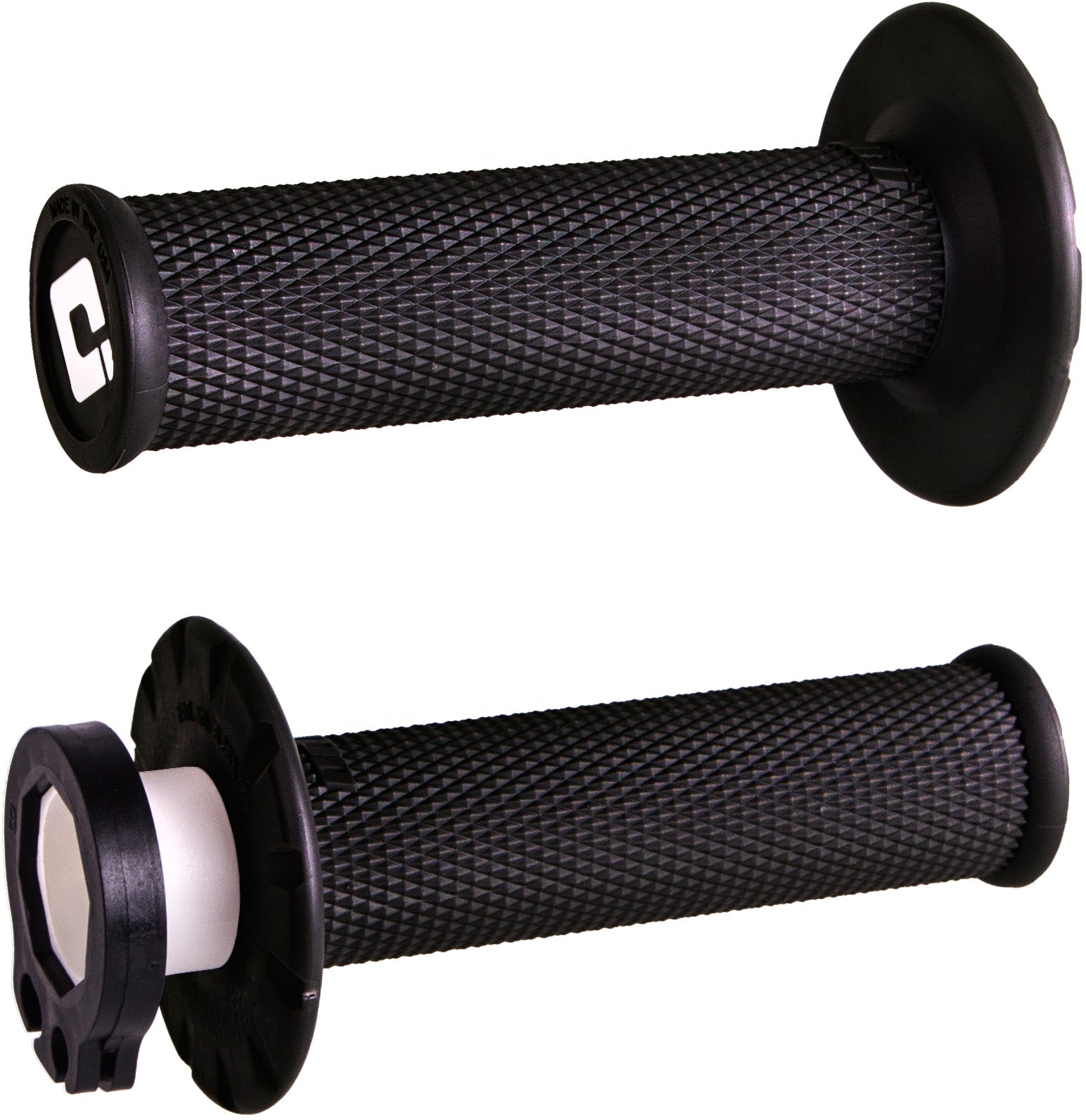 No-Waffle MX V2 Lock-On Grip featuring a textured surface for enhanced grip and control on motorcycle handlebars.