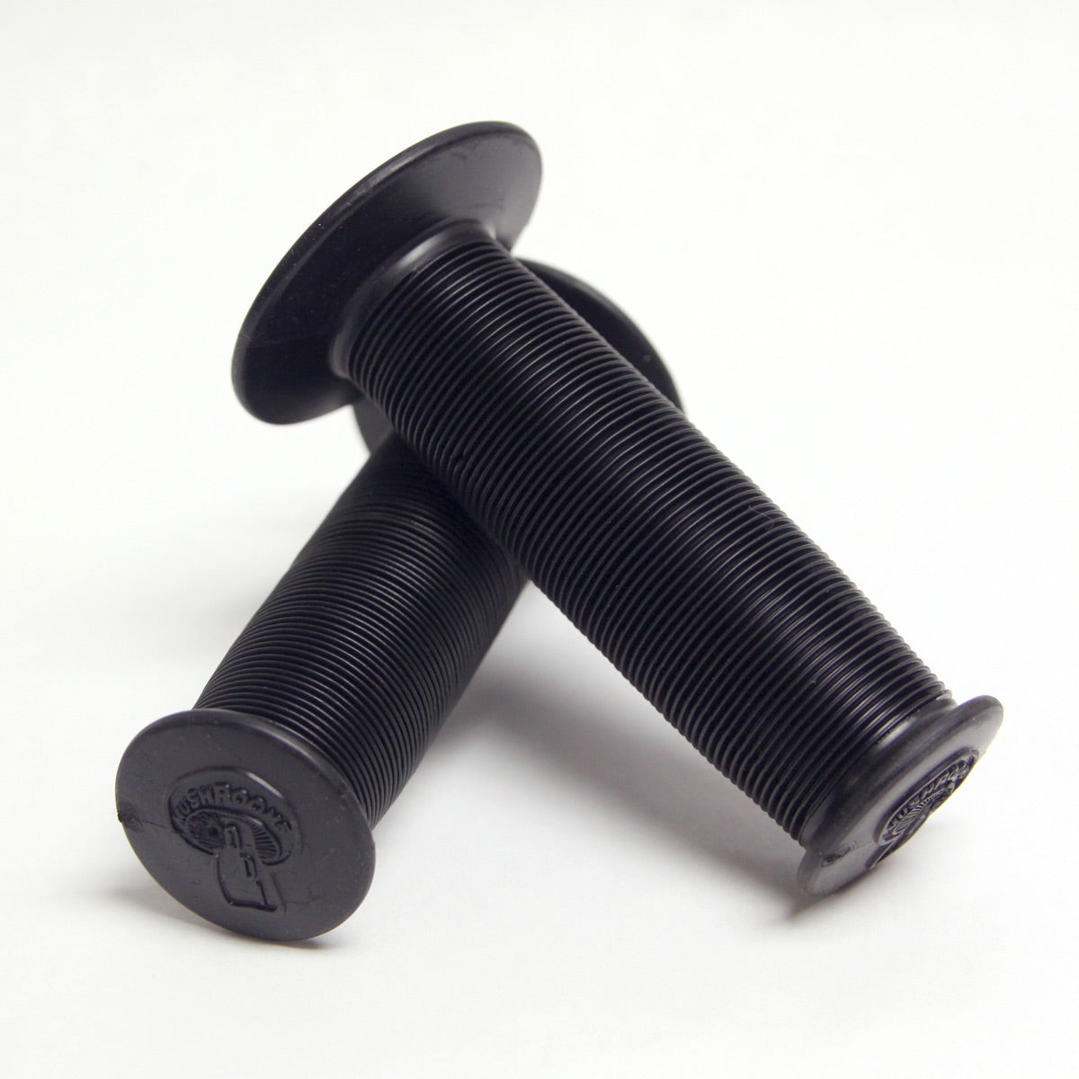 Mushroom MX Grip - black rubber motorcycle grips with textured surface for enhanced grip and control.