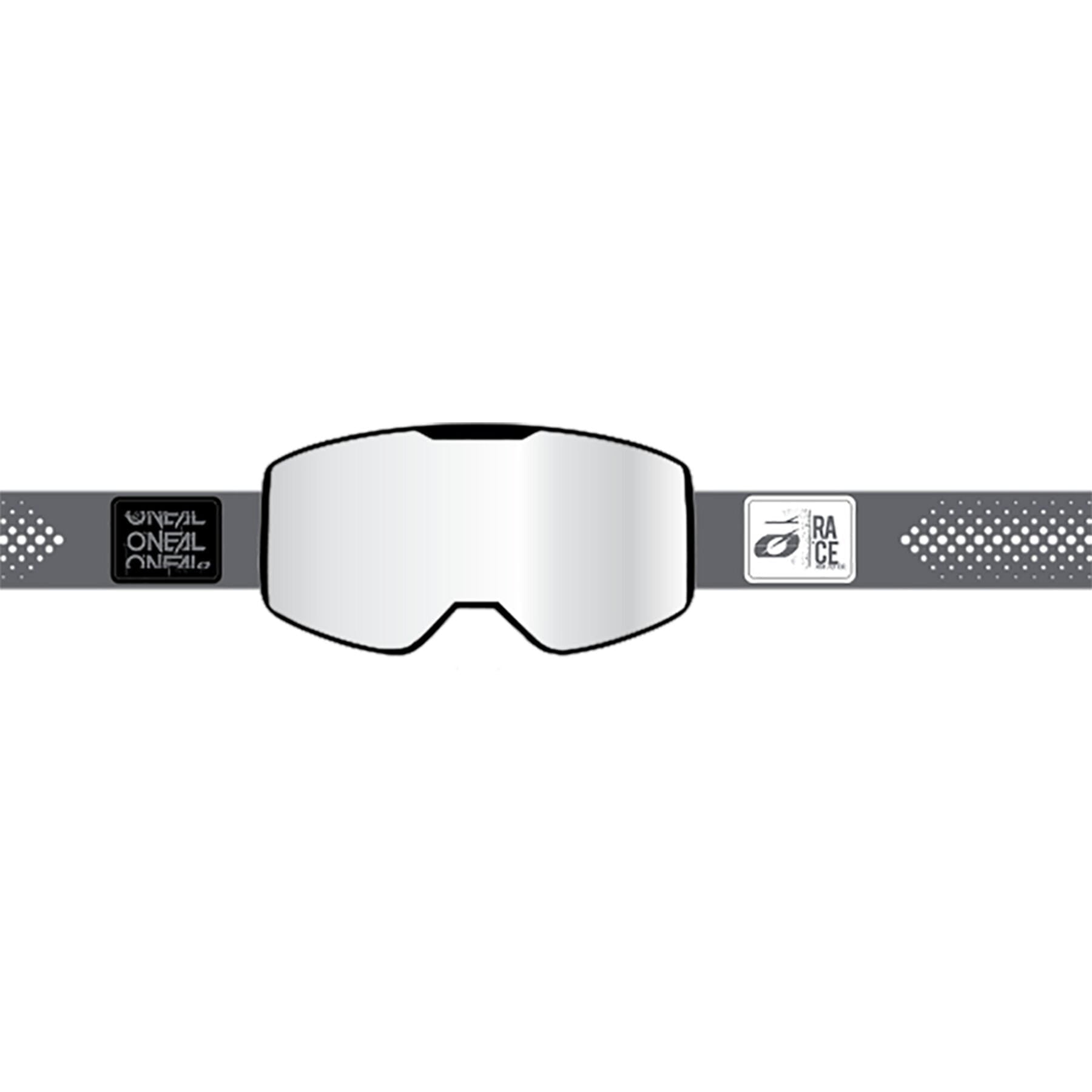 B-22 Goggle Static - GRAY SILVER MIRROR