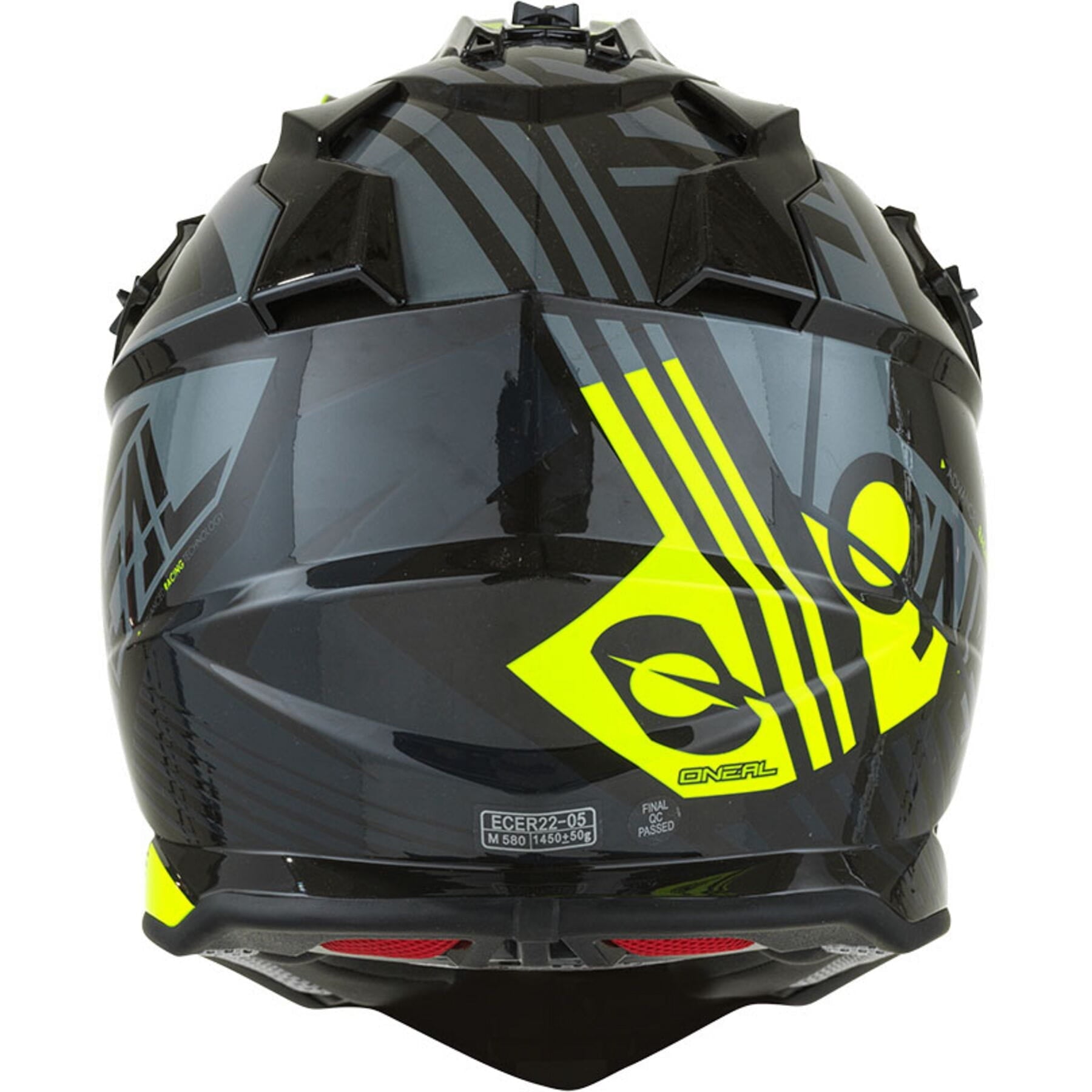 2SRS Helmet Rush V.22 Gray/Neon Yellow