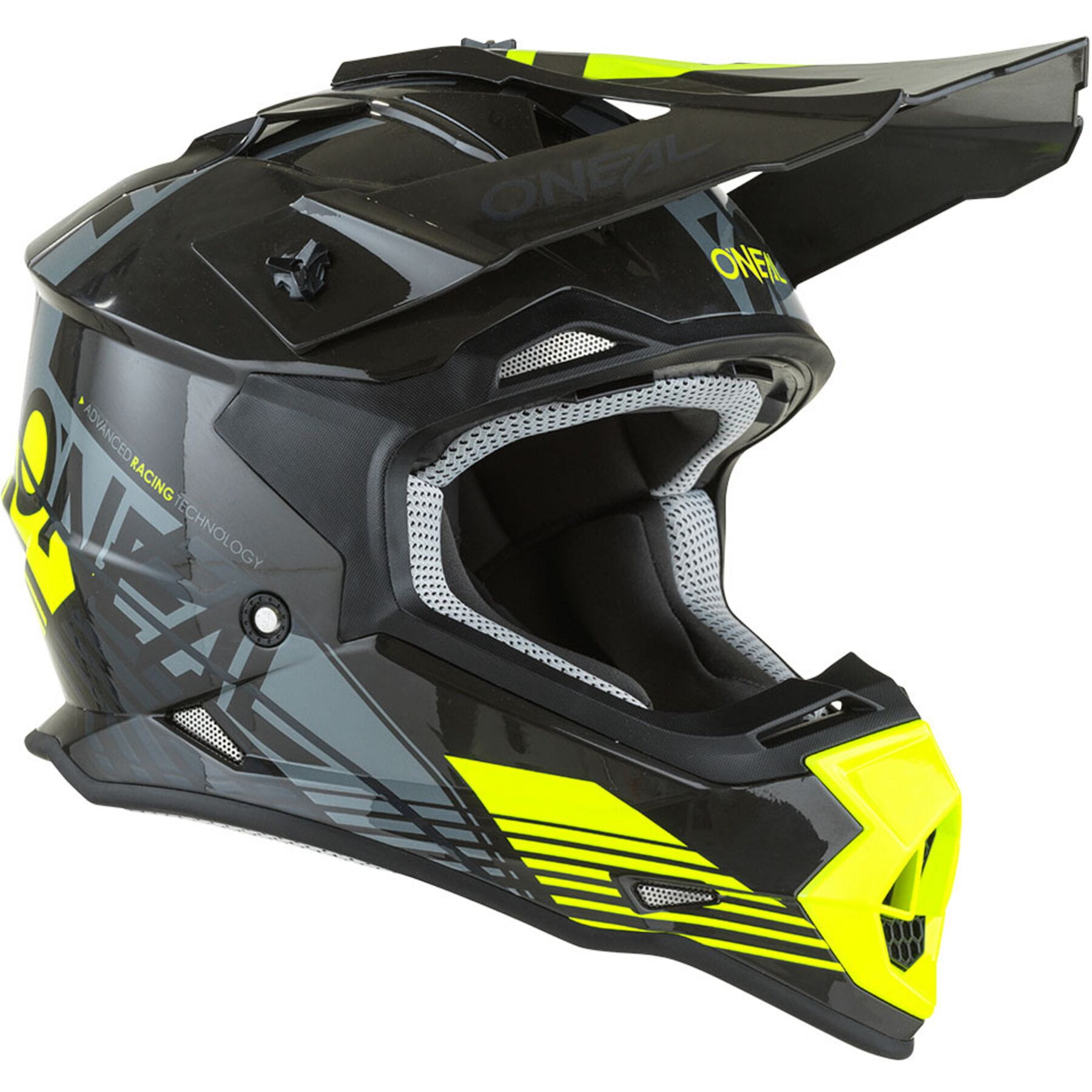 2SRS Helmet Rush V.22 Gray/Neon Yellow