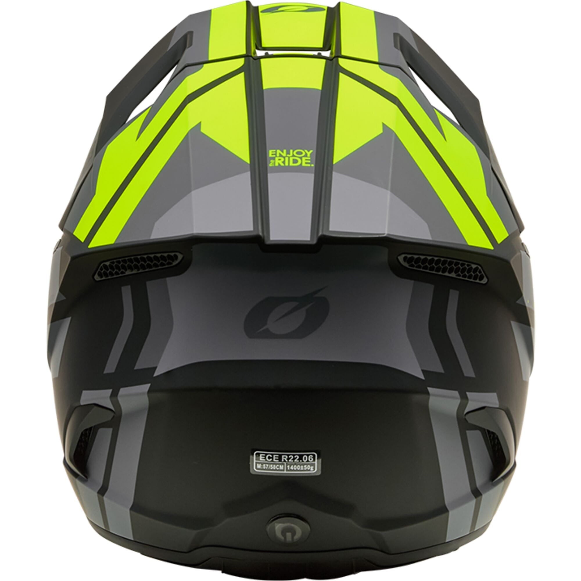 3SRS Helmet RIDE - Black/Gray/Neon Yellow
