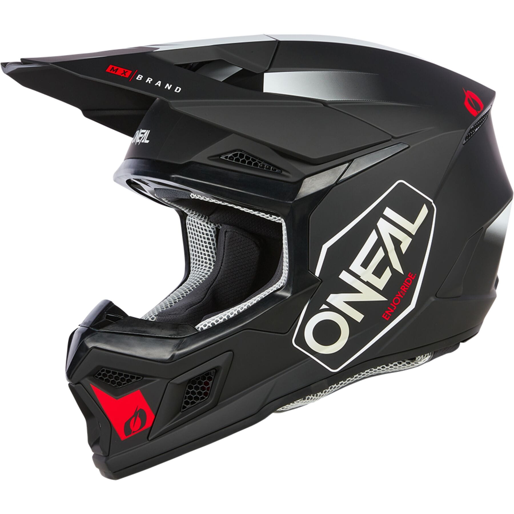 3SRS Helmet HEXX V.24 Black / White / Red