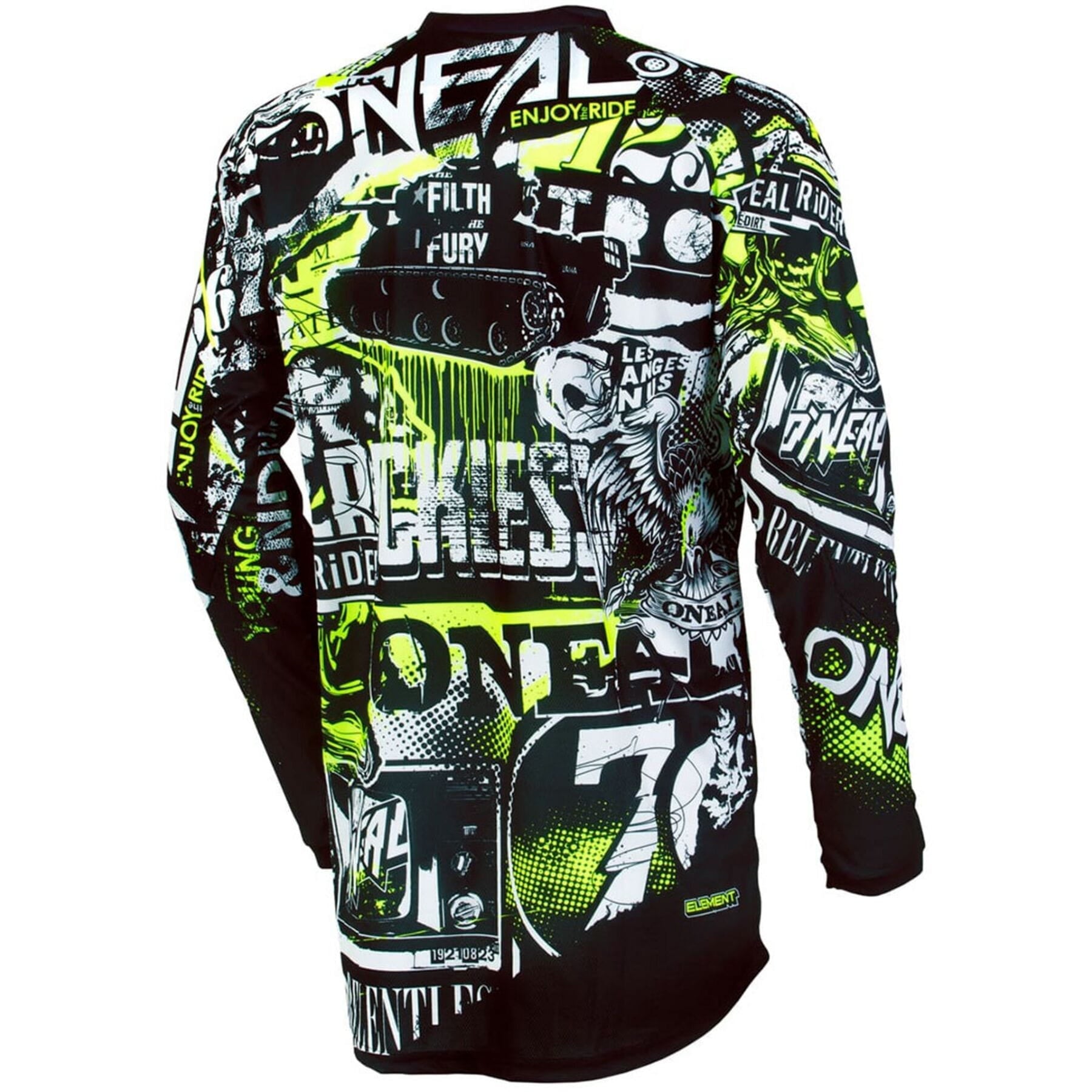 ELEMENT Youth Jersey ATTACK in vibrant colors designed for active kids, featuring breathable fabric and a stylish design.