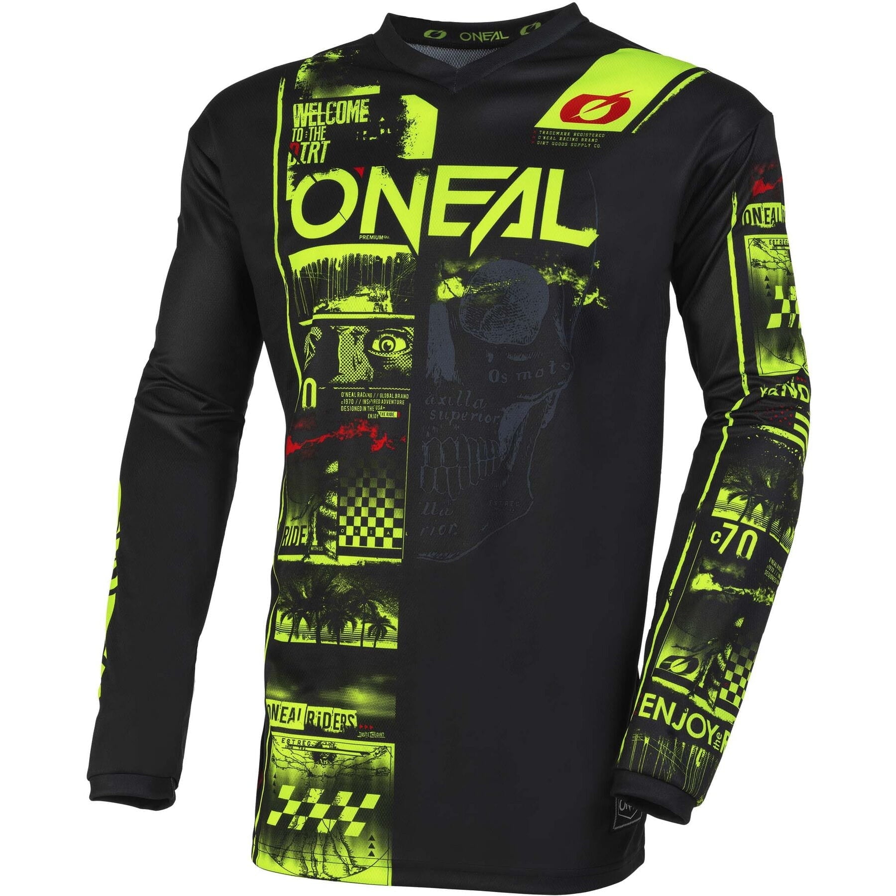 ELEMENT Youth Jersey ATTACK V.23 neon yellow/black