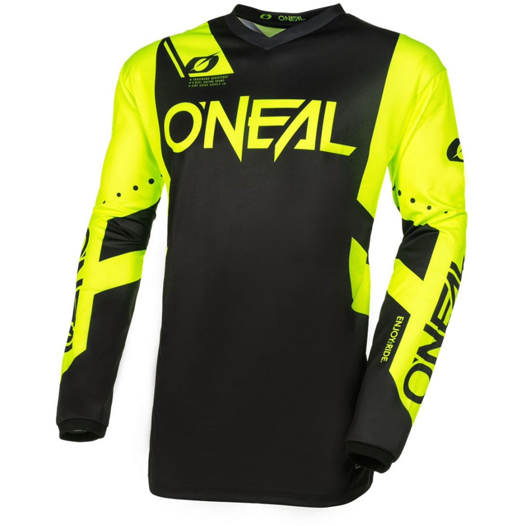 ELEMENT Jersey RACEWEAR V24 Black / Yellow