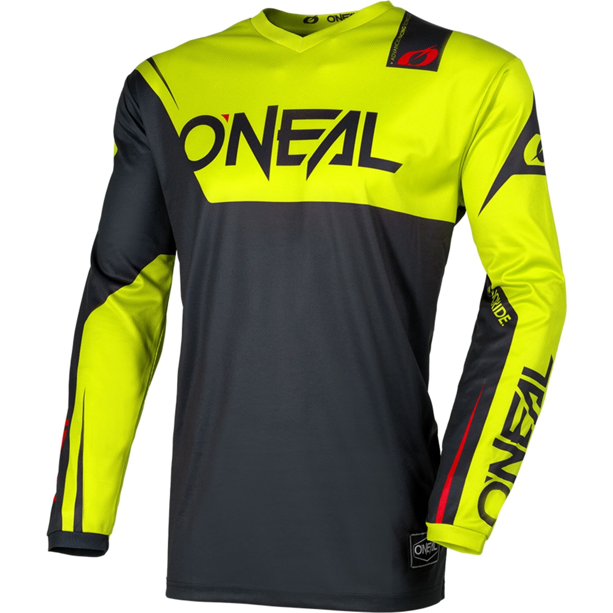 ELEMENT Jersey RACEWEAR - Black/Neon Yellow