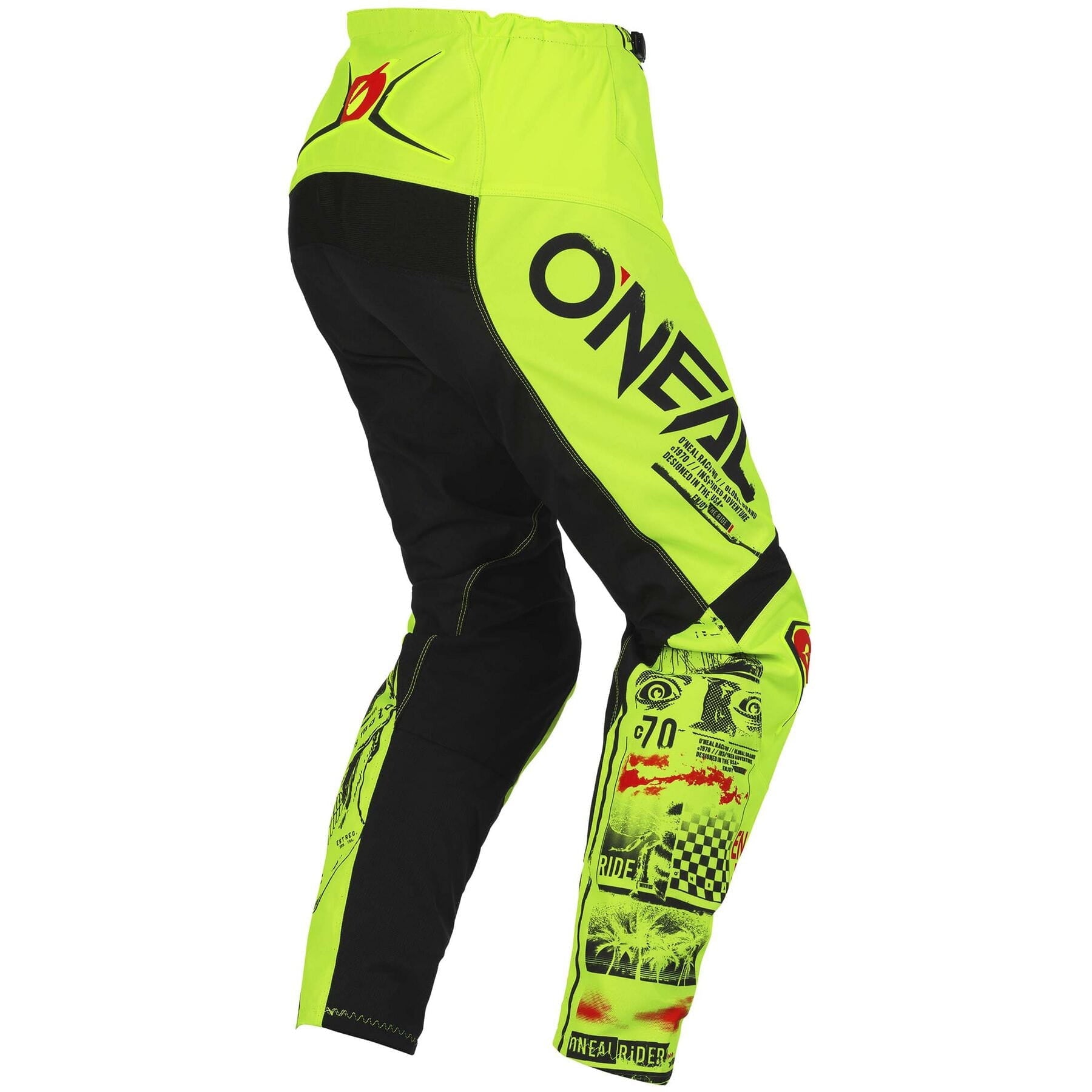 ELEMENT Youth Pants ATTACK V.23 neon yellow/black
