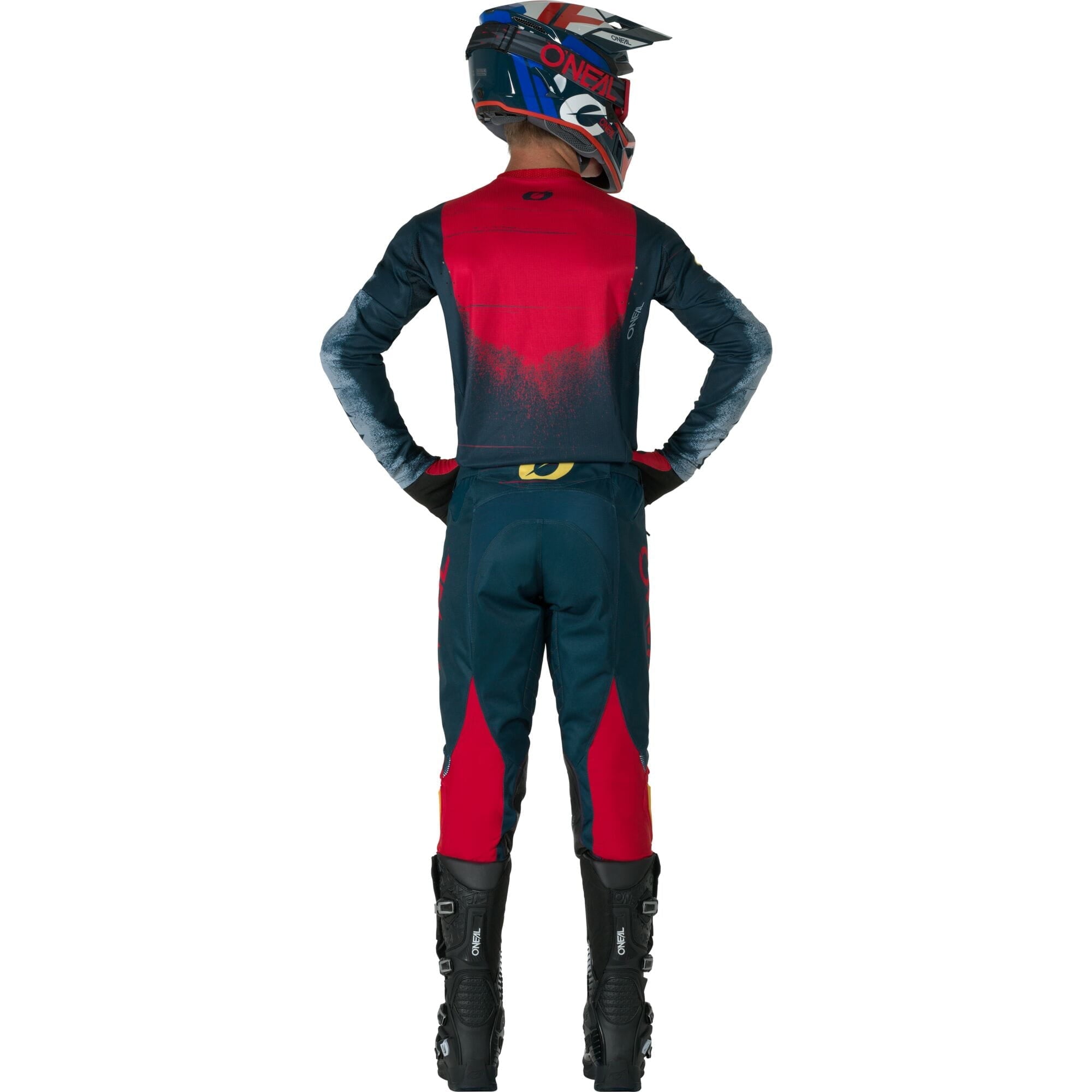 HARDWEAR Pants SWIPE - Navy Blue/Red