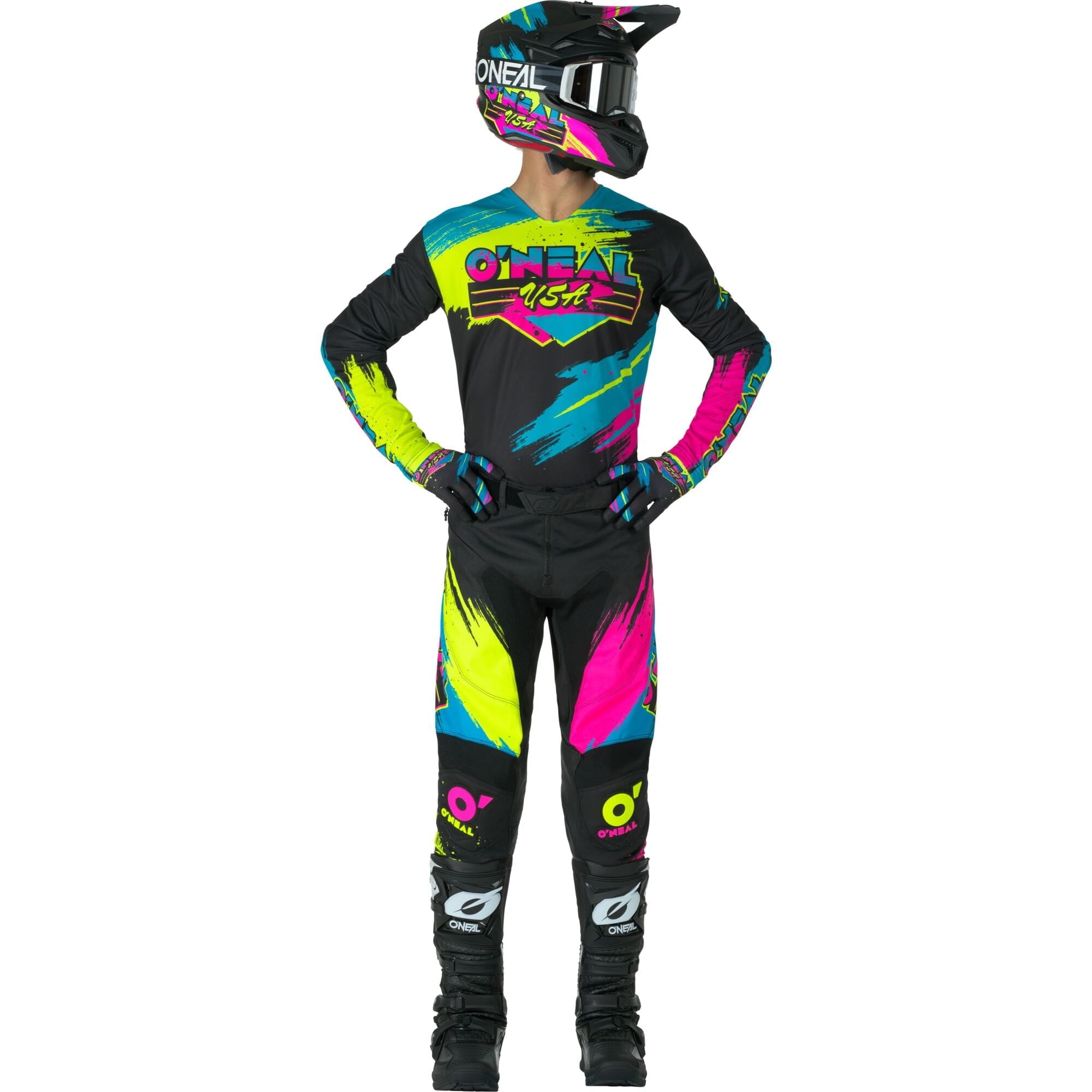 MAYHEM Jersey RESEDA - Black/Neon Yellow