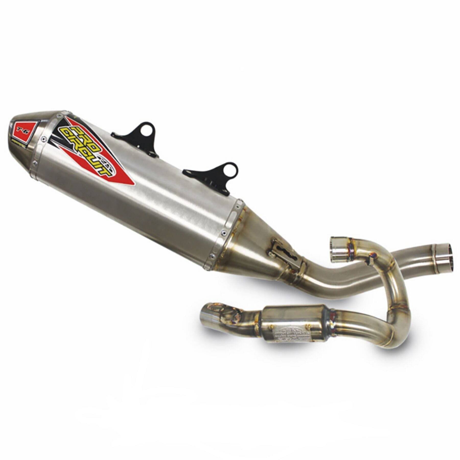T-6 Stainless System for KTM SXF250 SXF350 2023 and Husky FC250 FC350 2023 motorcycle exhaust system