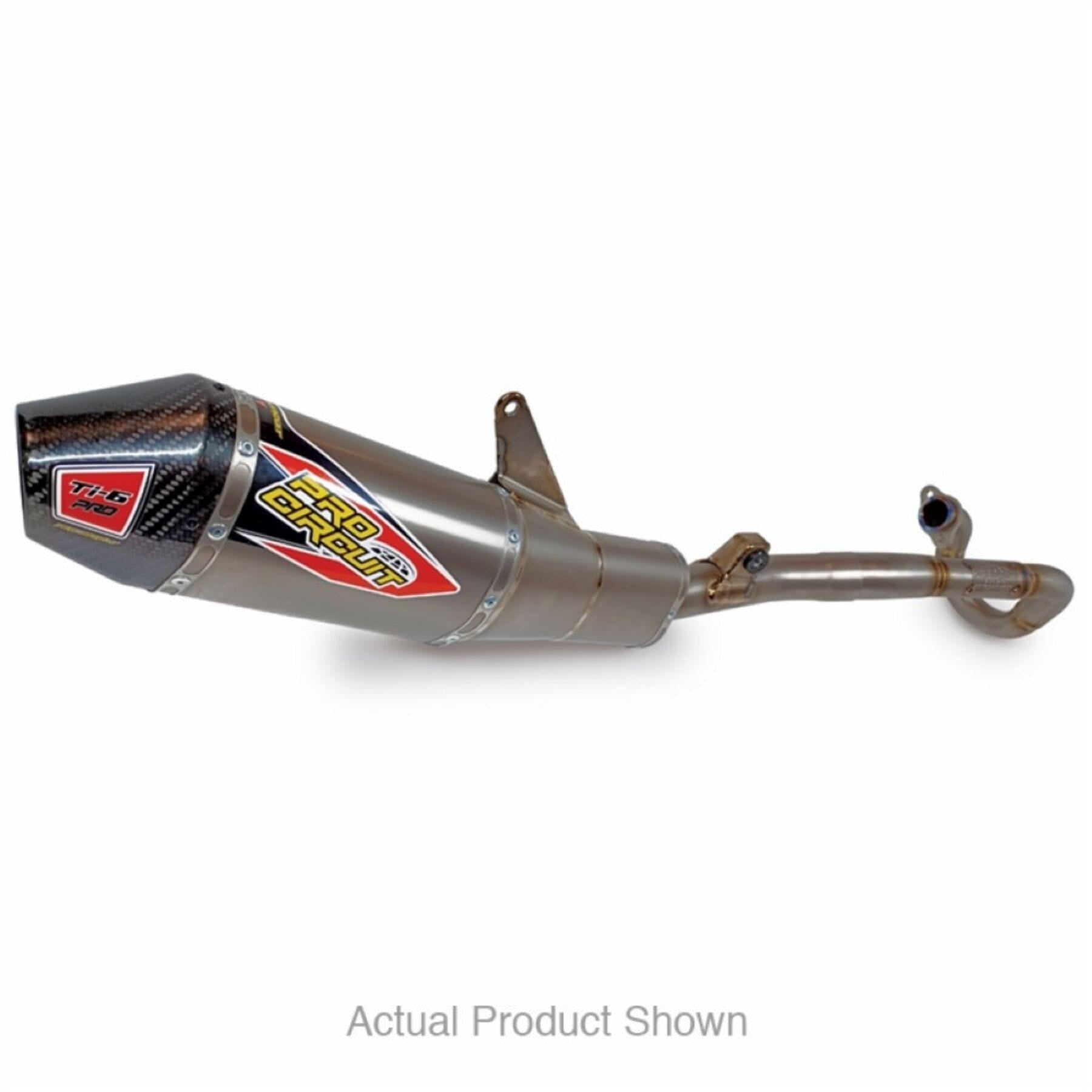 Ti-6 Pro System with carbon end cap for Honda CRF250 2022-2023 motorcycle exhaust system.