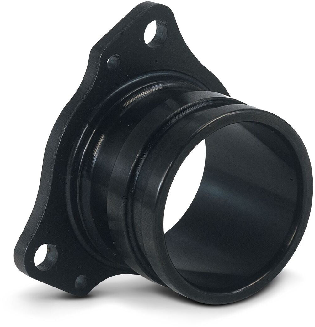 Exhaust flange for Honda CR125R model years 2002-2003, showcasing its durable metal construction and precise engineering for optimal performance.