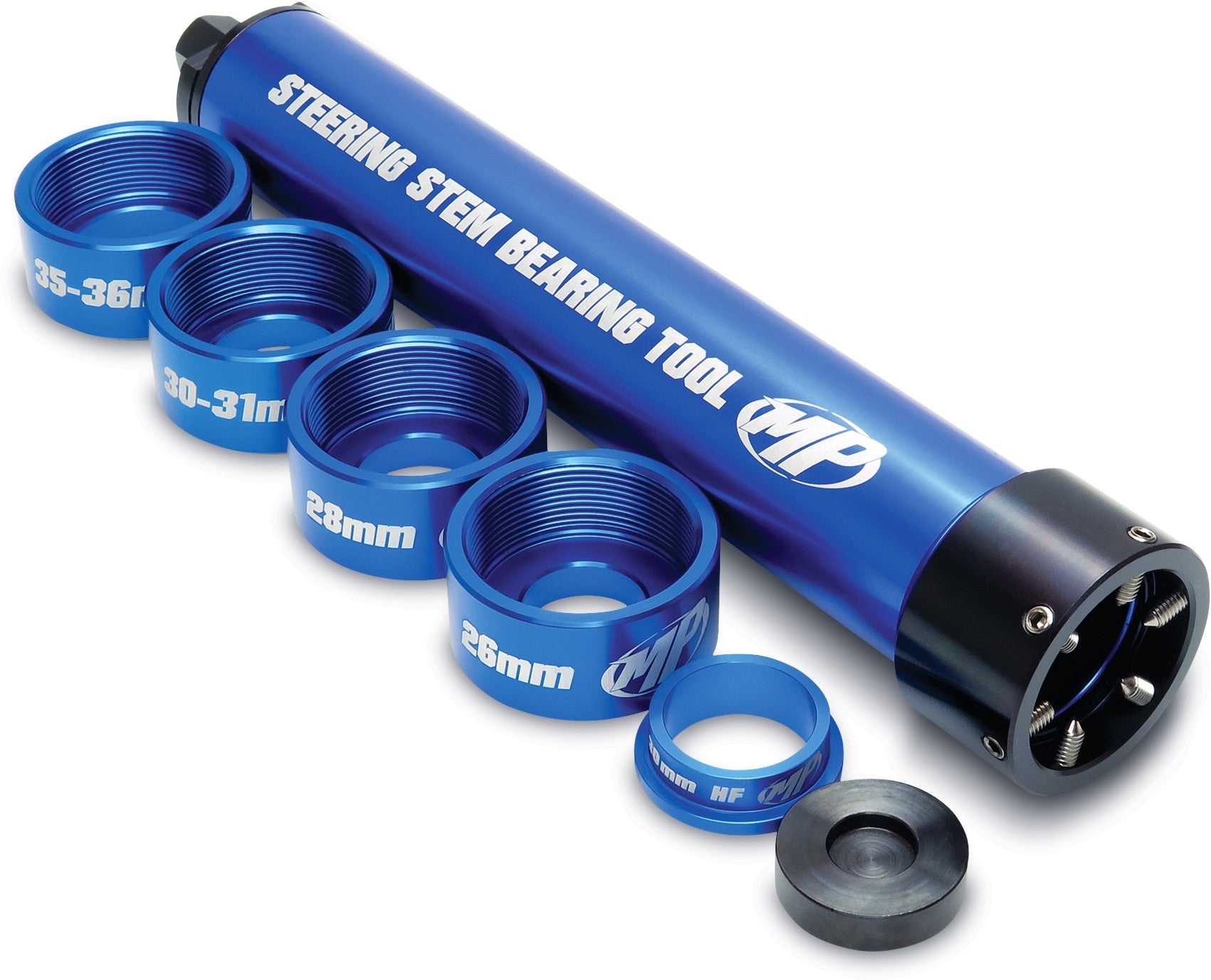Steering Stem bearing tool designed for precise installation and removal of bearings in bicycles.