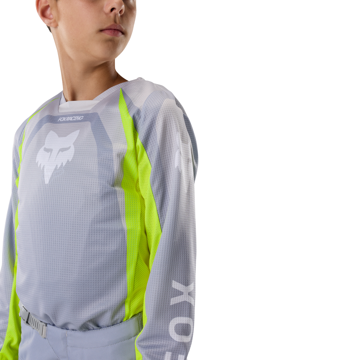 YTH 180 FRAME JERSEY - GREY/YELLOW