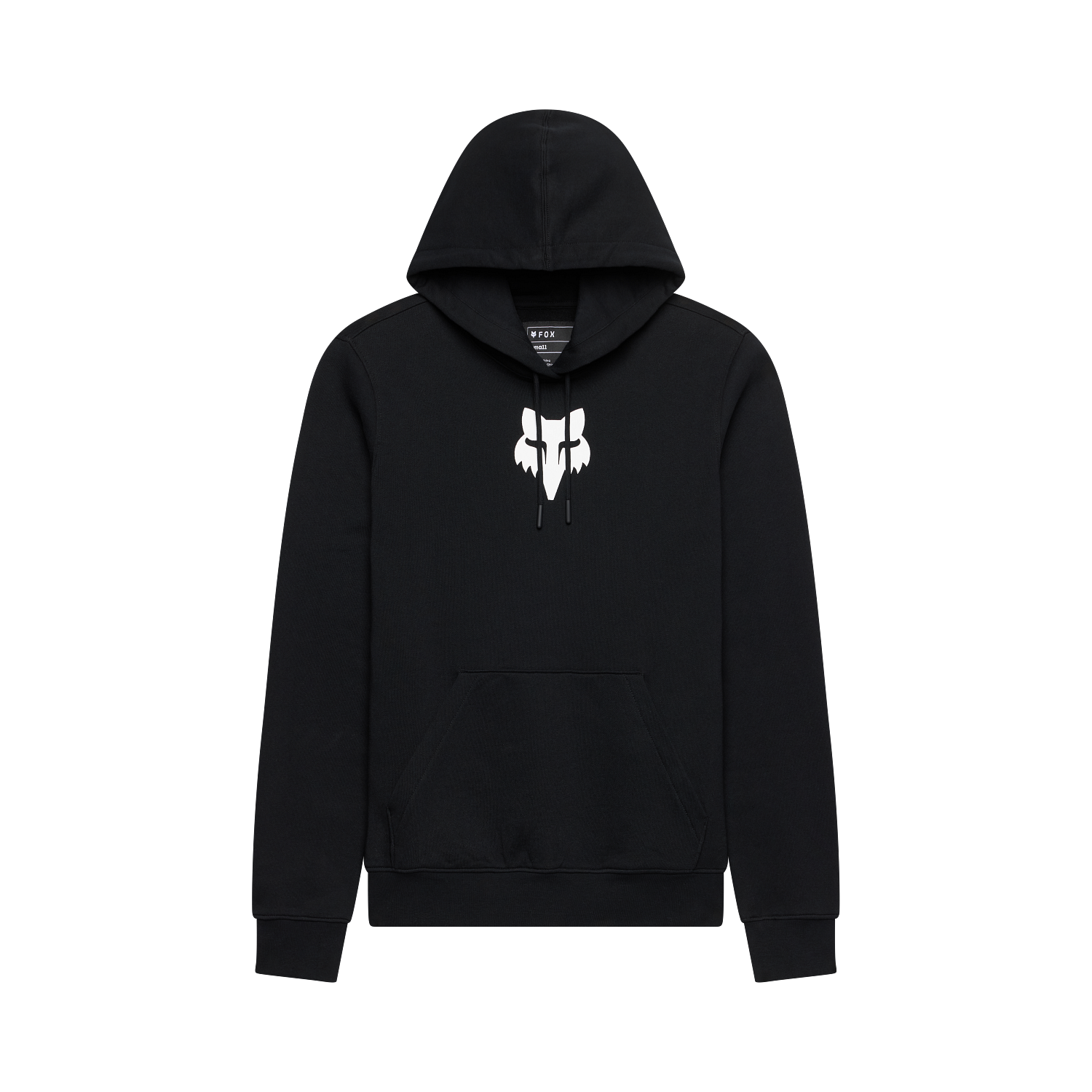 W FOX HEAD FLEECE PO - BLACK